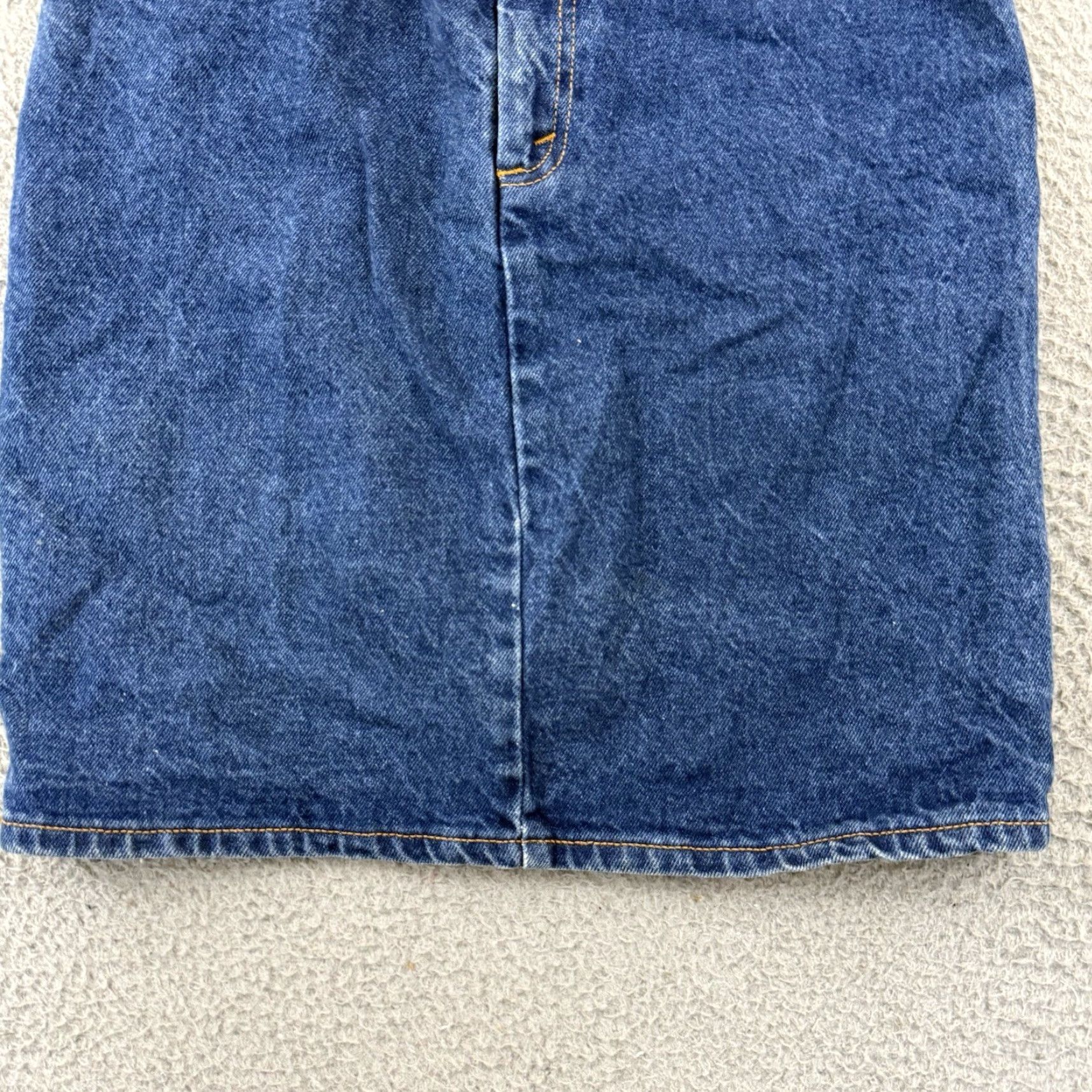 Levi's VINTAGE Levi’s Skirt Women’s 9 Blue Denim High Rise A-Line 80s Boho Jeans Short Womens Size 30" / US 8 / IT 44 - 2 Thumbnail