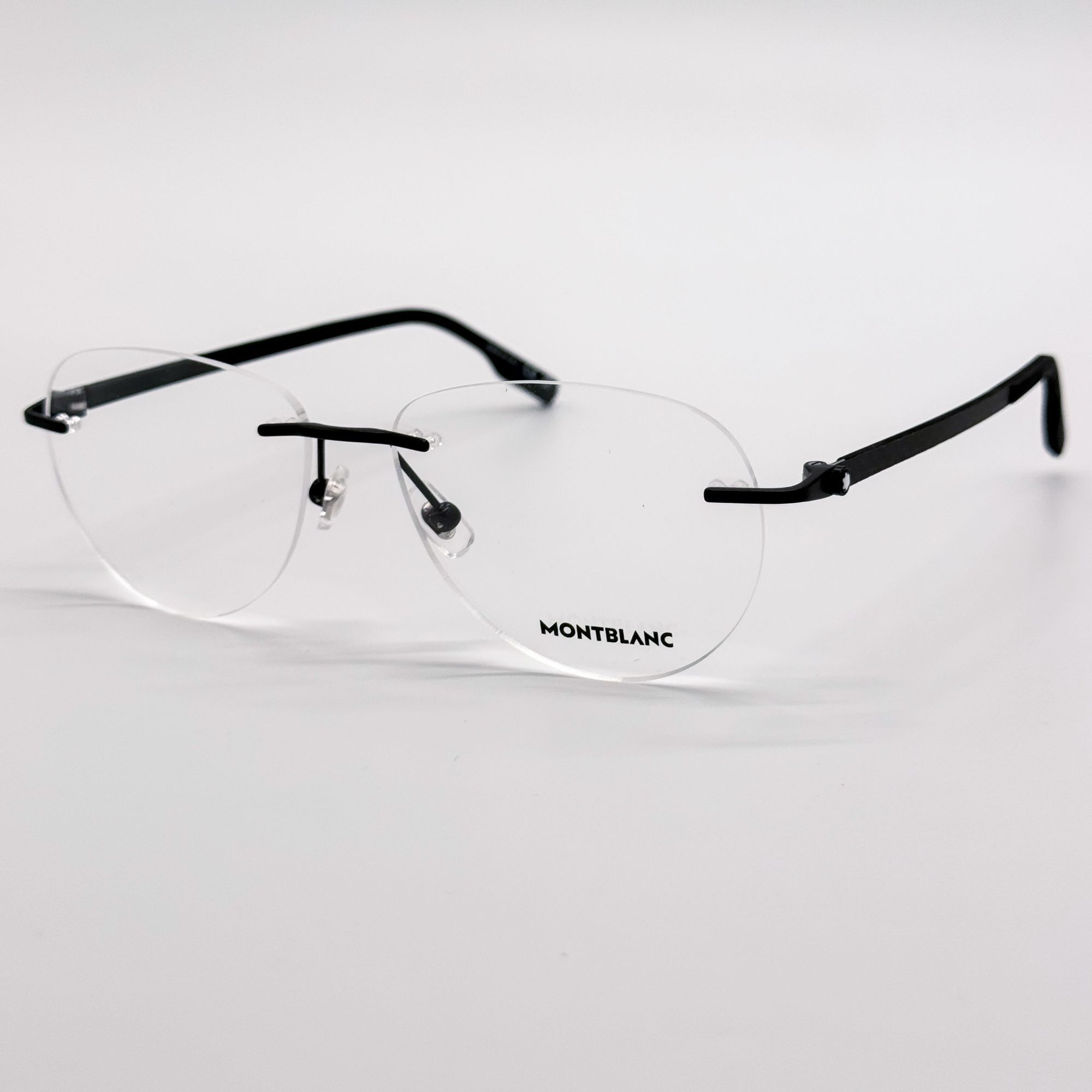 Montblanc NEW MONTBLANC EYEGLASSES MB0186O 001 BLACK MEN EYEWEAR Size ONE SIZE - 2 Thumbnail