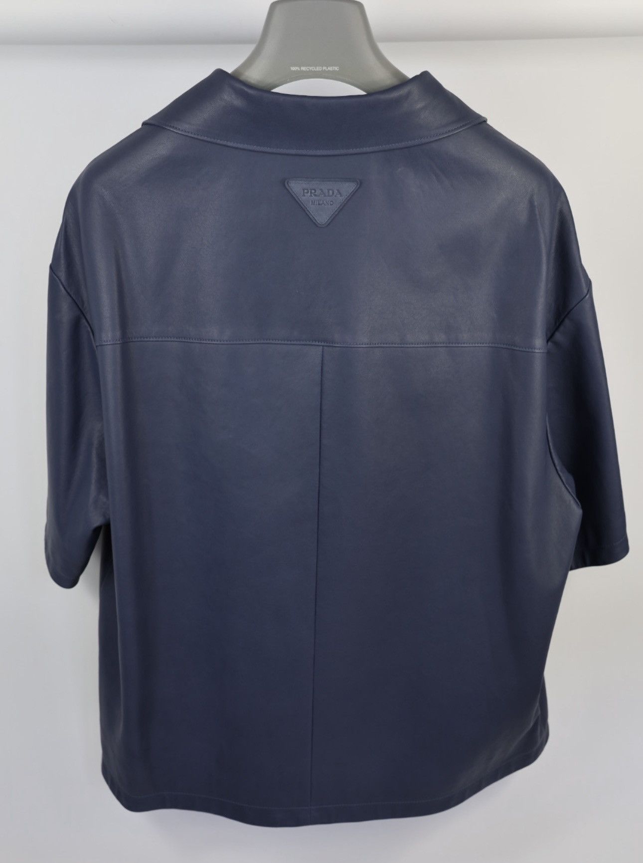 Prada PRADA CAMICIA LEATHER SHIRT Size US XL / EU 56 / 4 - 2 Thumbnail