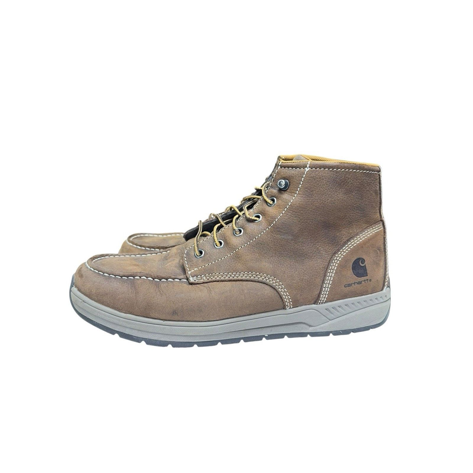 Carhartt Carhartt CMX4023 Moc Toe Work Boots Brown Leather 12M Size US 12 / EU 45 - 1 Thumbnail
