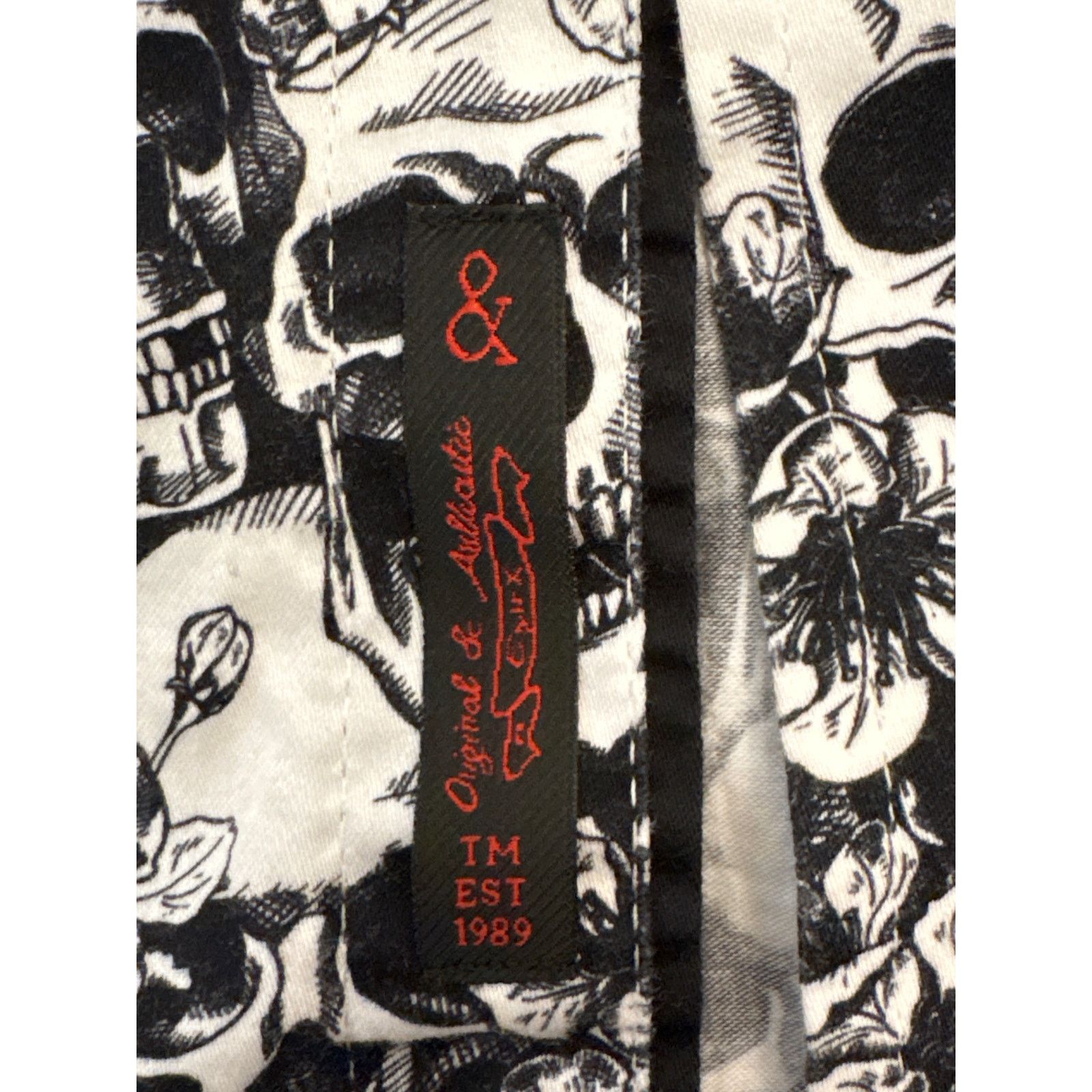 Eight X Hawaiian Skulls slim Button Down AOP Shirt Eight-X 2XL Size US XL / EU 56 / 4 - 5 Thumbnail