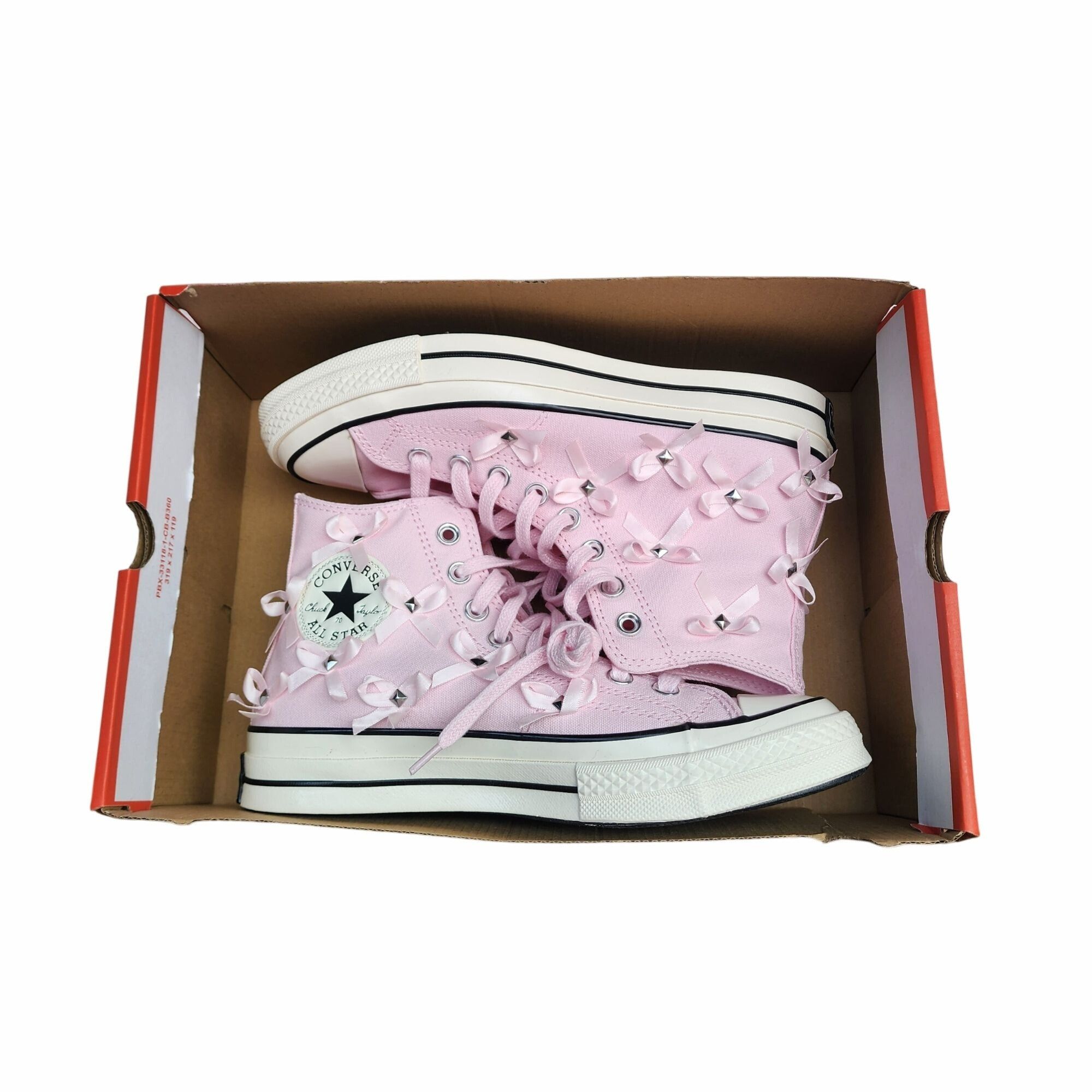Converse ⭐Converse Chuck 70 Hi Bow Studded Size 5.5 Men's Shoes Sneak Size US 5.5 / EU 38 - 7 Thumbnail