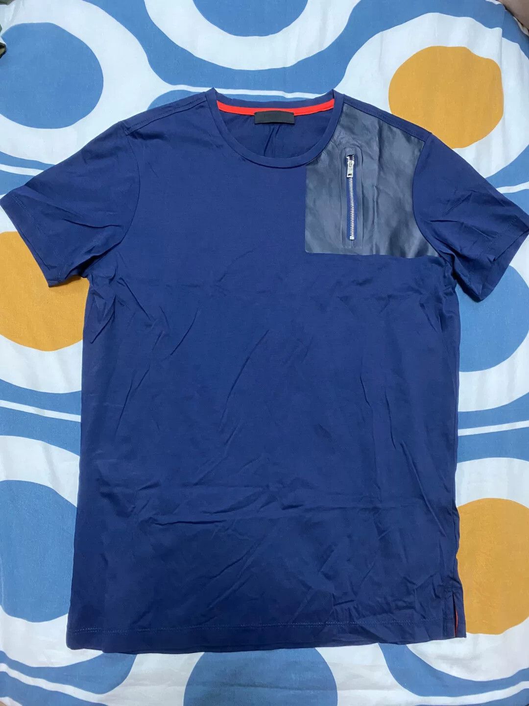 Prada Prada Spliced Pocket Short-Sleeve Top Size US S / EU 44-46 / 1 - 1 Thumbnail