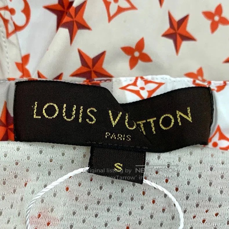 Louis Vuitton Pink Logo Star Print Shorts.