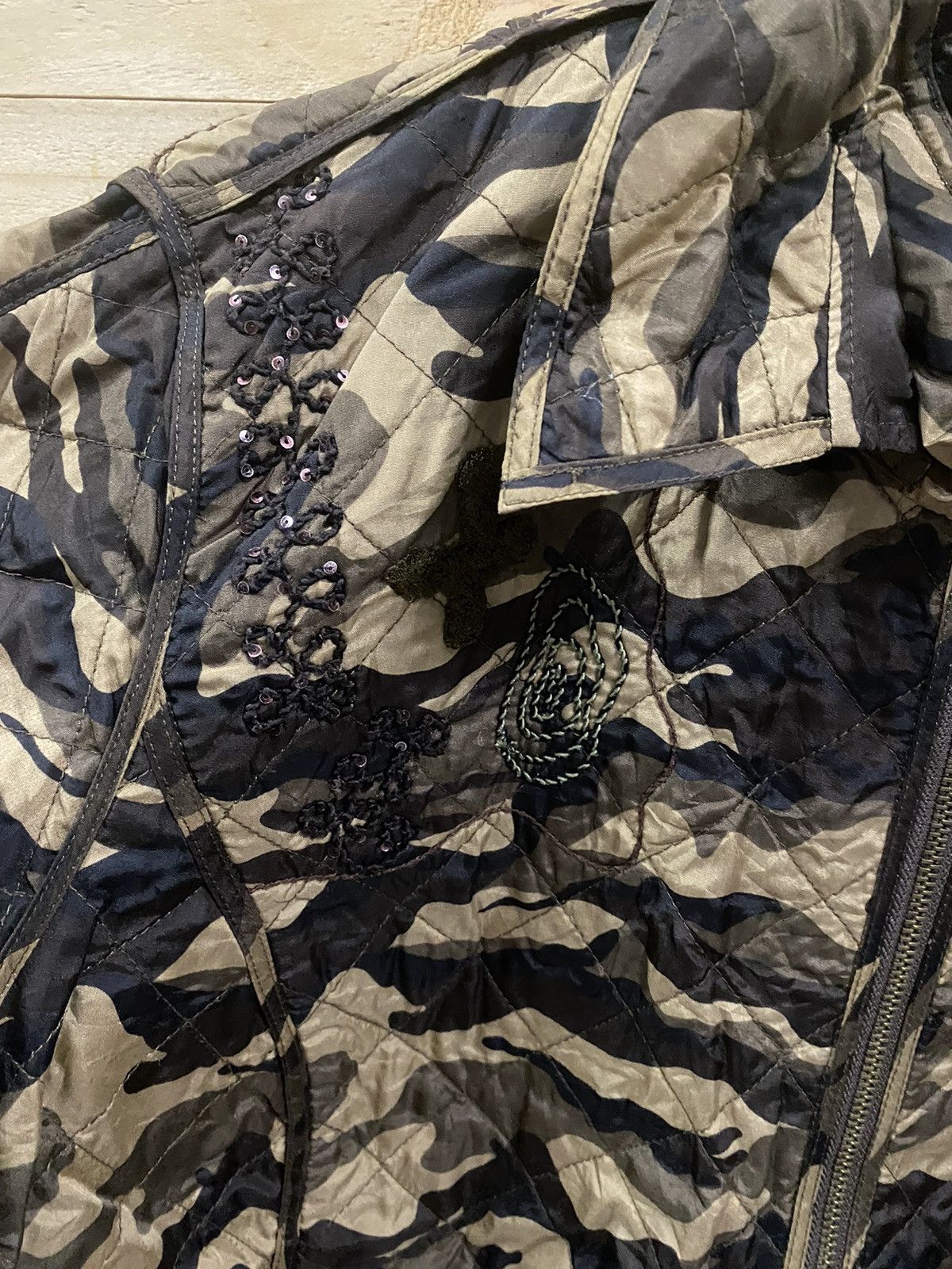 Japanese Brand Marina sports by marina rinaldi Camouflage jacket Size L / US 10 / IT 46 - 4 Thumbnail