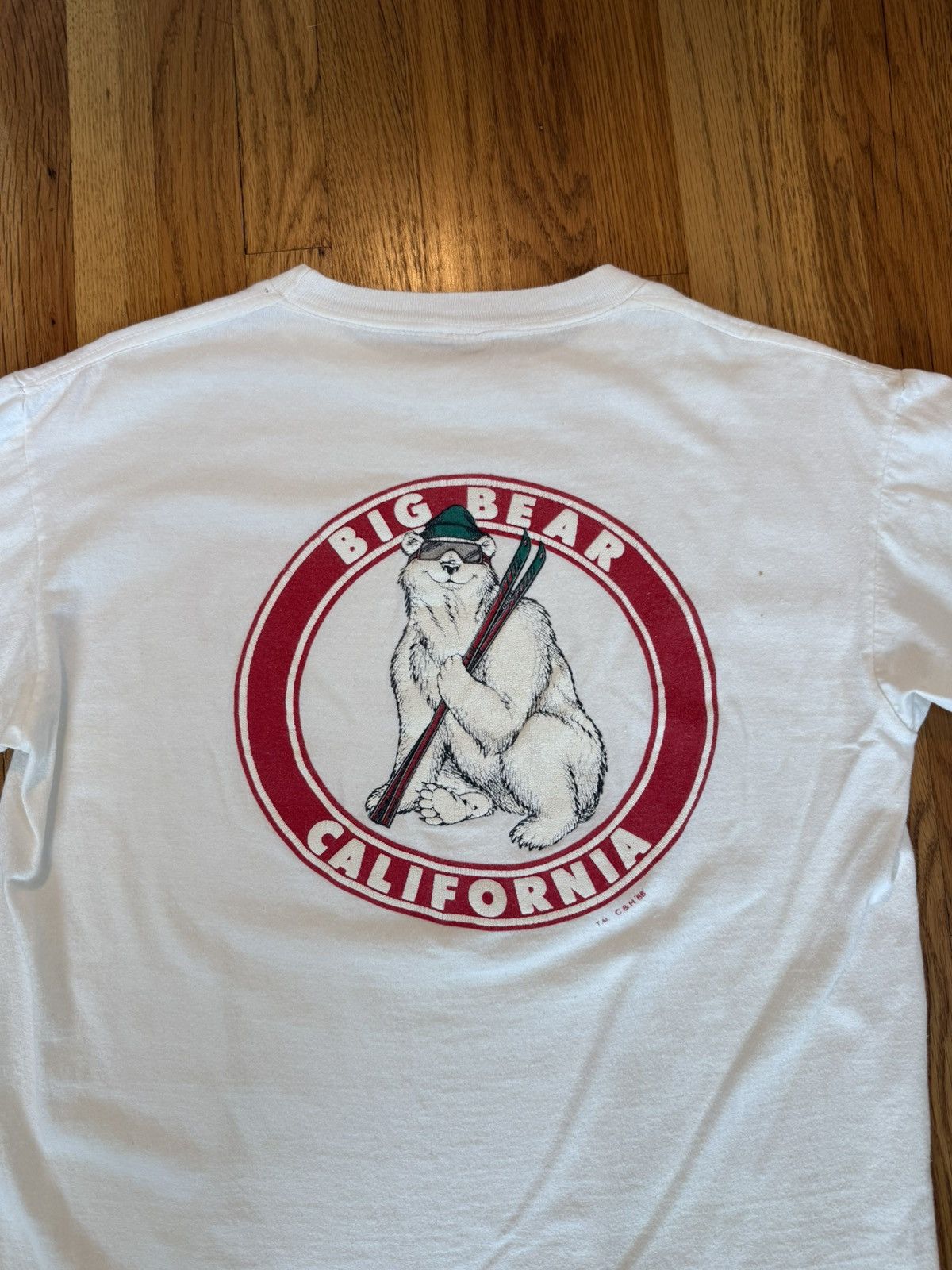 Vintage Vintage Big Bear California Logo T Shirt Size US M / EU 48-50 / 2 - 1 Thumbnail