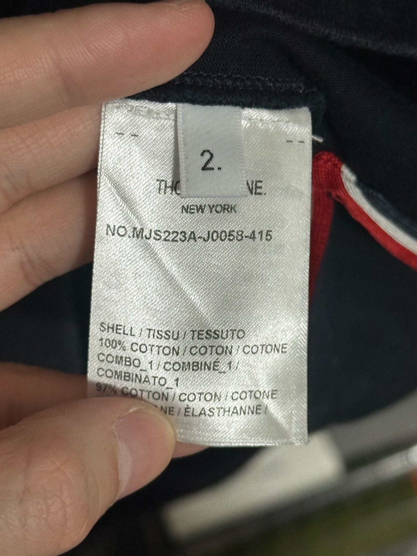 Thom Browne Thom Browne 2024 SS Sea Island Cotton Knit T-Shirt Size US M / EU 48-50 / 2 - 7 Thumbnail