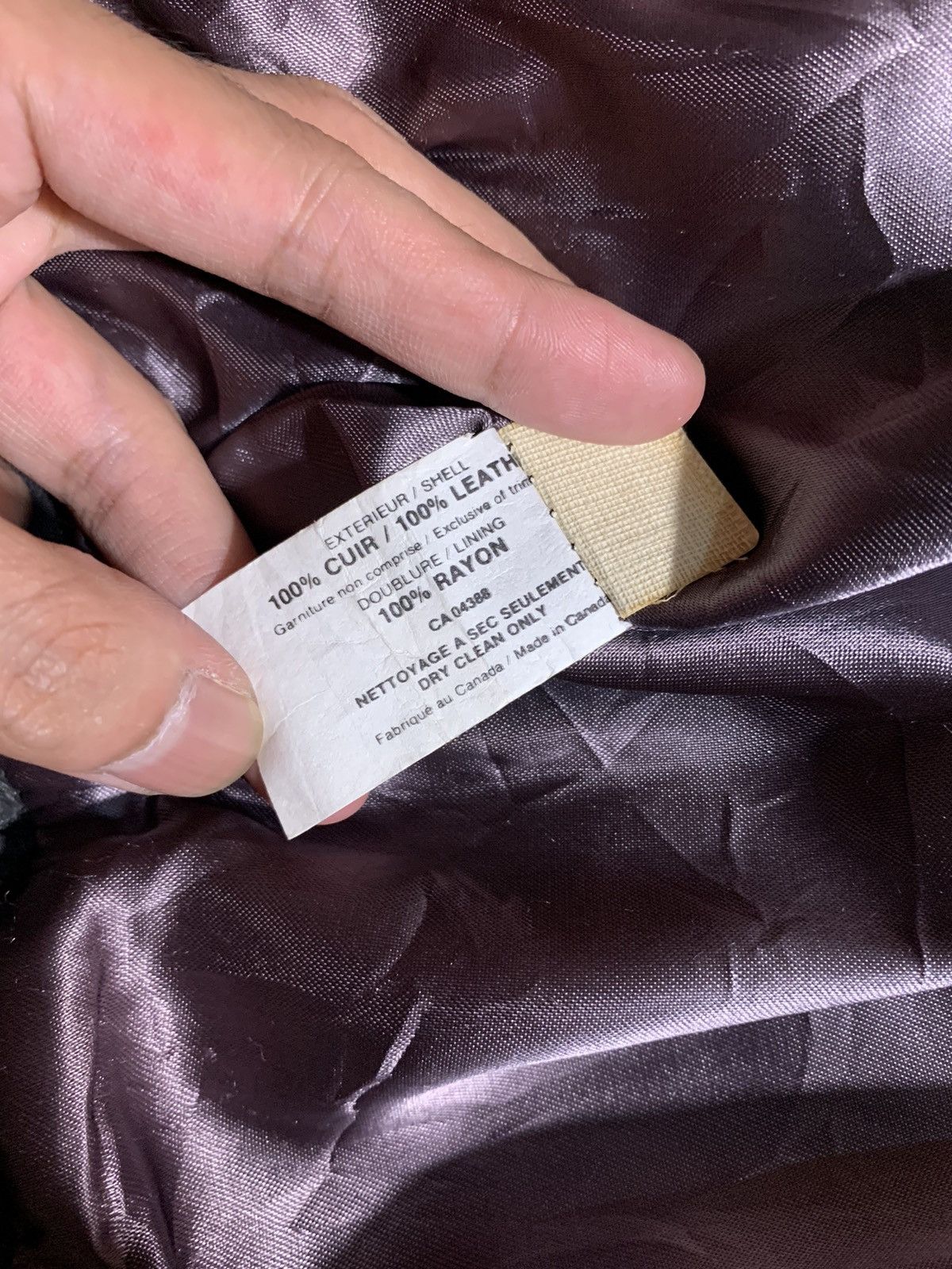 Yves Saint Laurent VINTAGE 80s YSL WOOL LEATHER BLEND JACKET Size US S / EU 44-46 / 1 - 11 Thumbnail