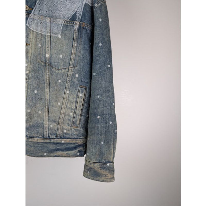 Loewe o1rshd1 Sketch Print Denim Jacket in Mid Blue Size US M / EU 48-50 / 2 - 4 Thumbnail