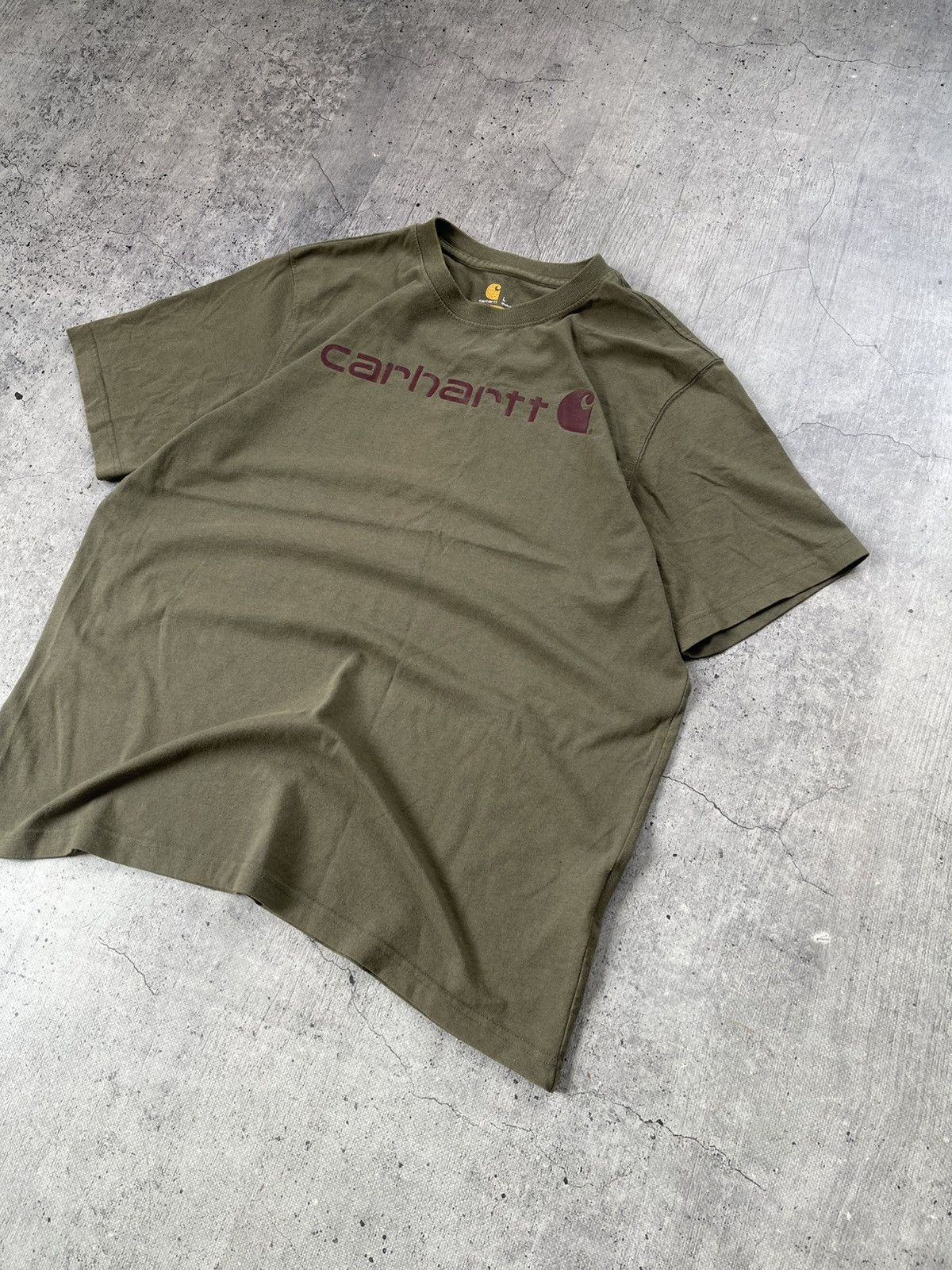 Carhartt × Carhartt Wip × Vintage 🇺🇸 Vintage 90s Carhartt t-shirt rare retro Y2K hype Size US L / EU 52-54 / 3 - 5 Thumbnail