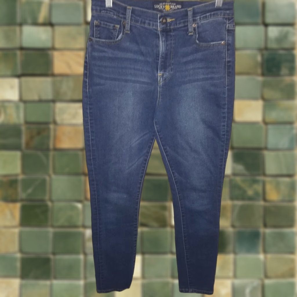 Lucky Brand Lucky Brand Olivia Jeans Women’s Skinny Ankle Blue Size 6 Regular 28x29 Womens Skinny Denim 90s Casual? Size 28" / US 6 / IT 42 - 1 Thumbnail