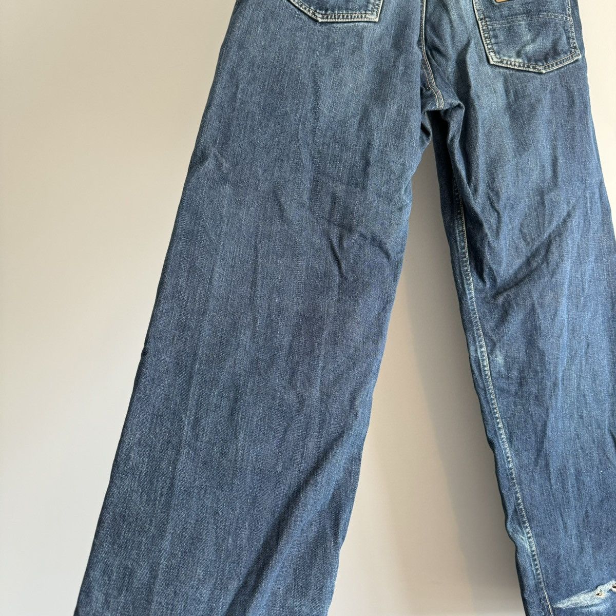 Bape OG BAPEXCLUSIVE Painted Logo Denim Jeans Size US 34 / EU 50 - 10 Thumbnail