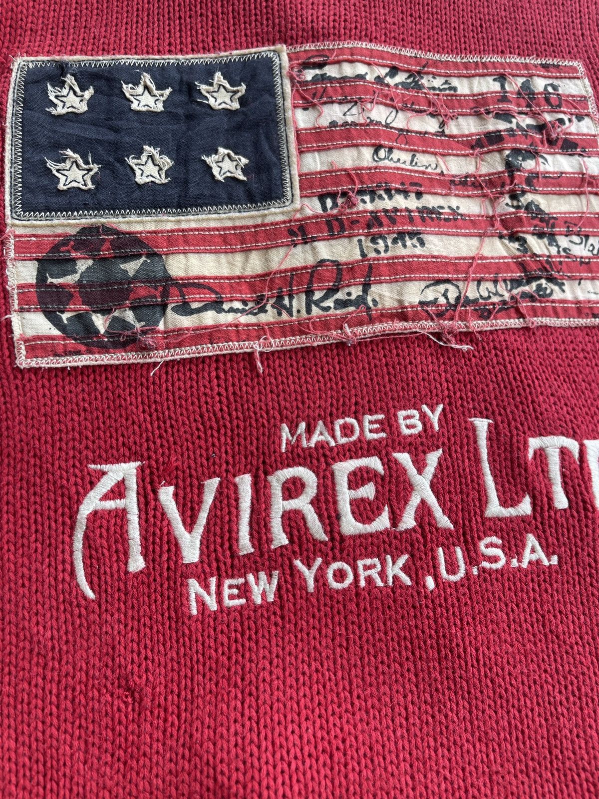 Avirex Vintage Avirex Cable Knitted Sweater Size US M / EU 48-50 / 2 - 5 Thumbnail