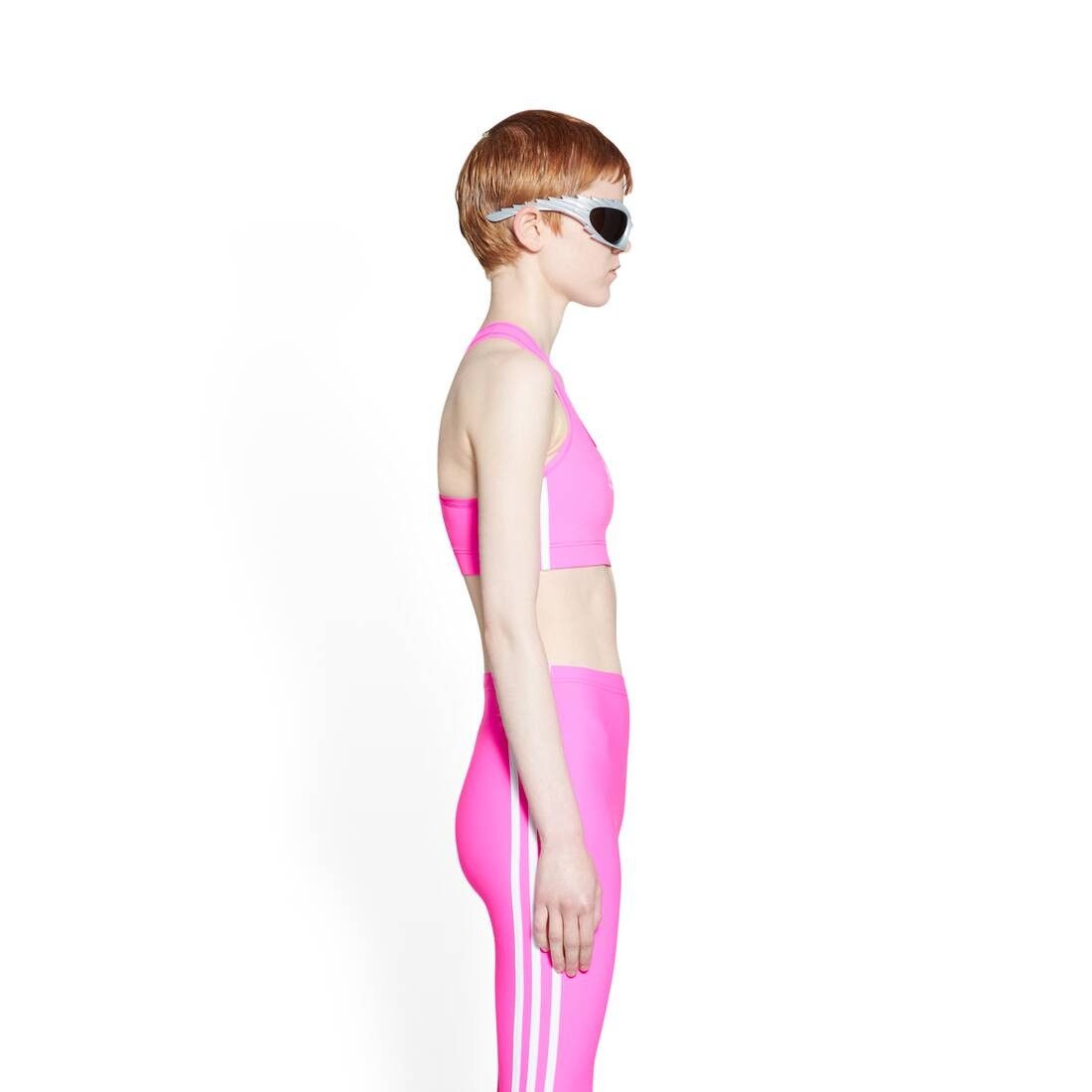 Adidas × Balenciaga o1w1db10824 Size: S / Athletic Bra in Pink/White Size ONE SIZE - 3 Thumbnail