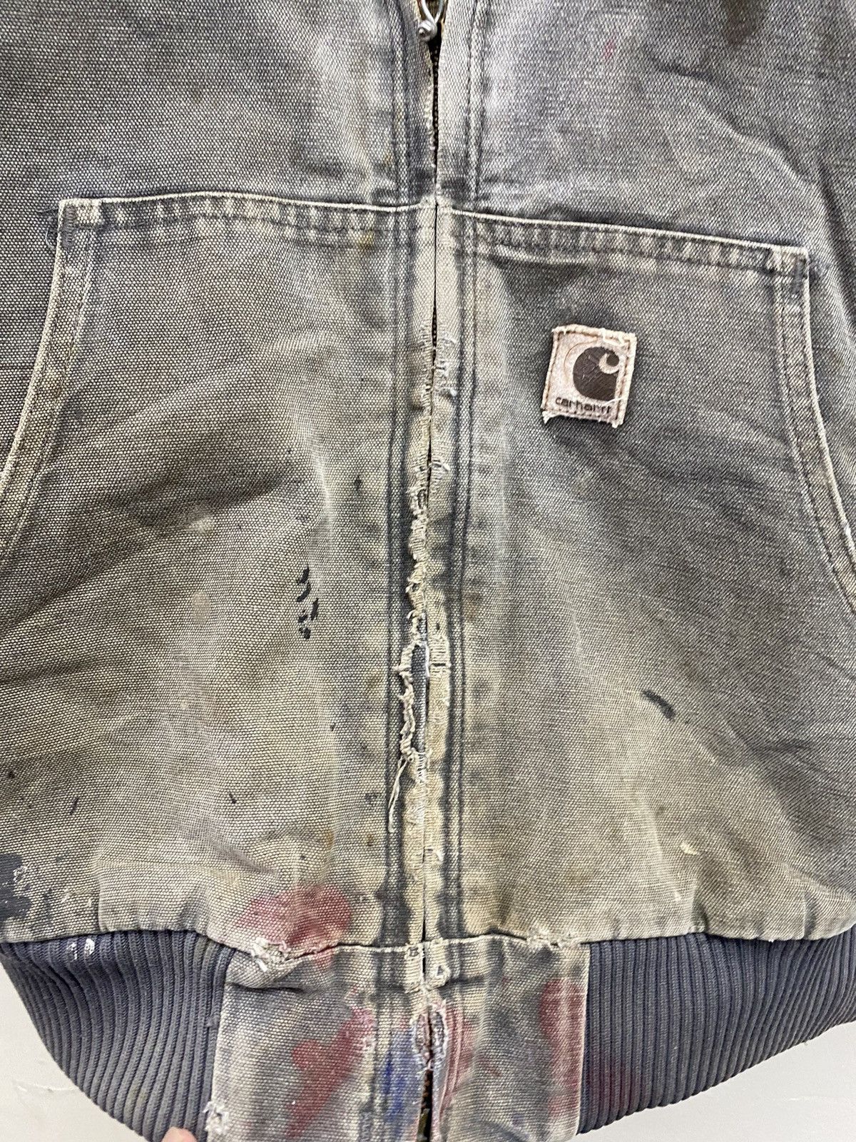 Carhartt Rare Vtg Carhart J130 PTL Distressed Jacket Size US XL / EU 56 / 4 - 15 Thumbnail