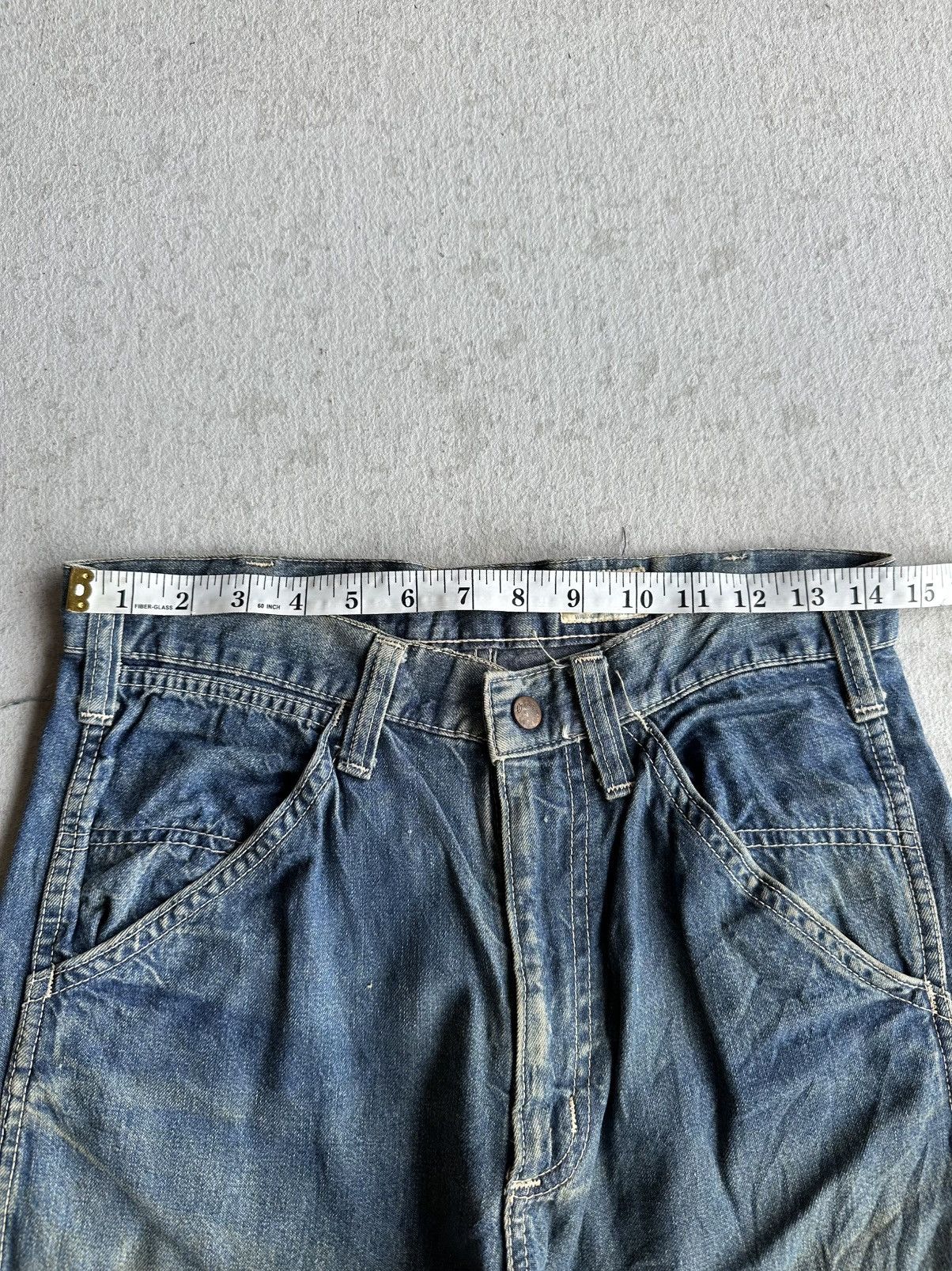 Japanese Brand W29 L32 🔥90’s Vtg WRANGLER Jeans Workwear Rusty Denim Pants Size US 29 - 6 Thumbnail