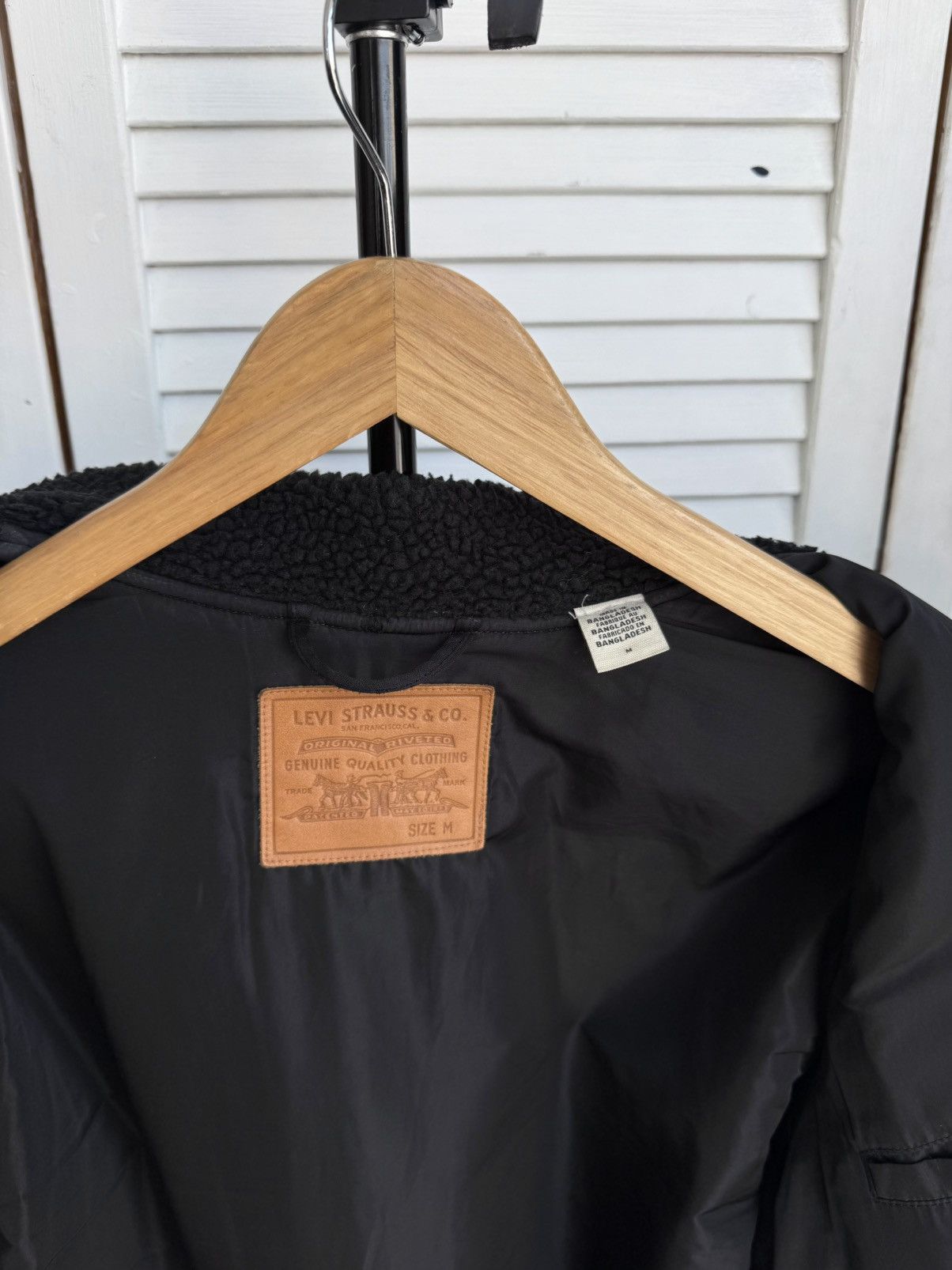 Levi's Levi’s Sherpa Fleece Trucker Jacket Black Size US M / EU 48-50 / 2 - 10 Thumbnail