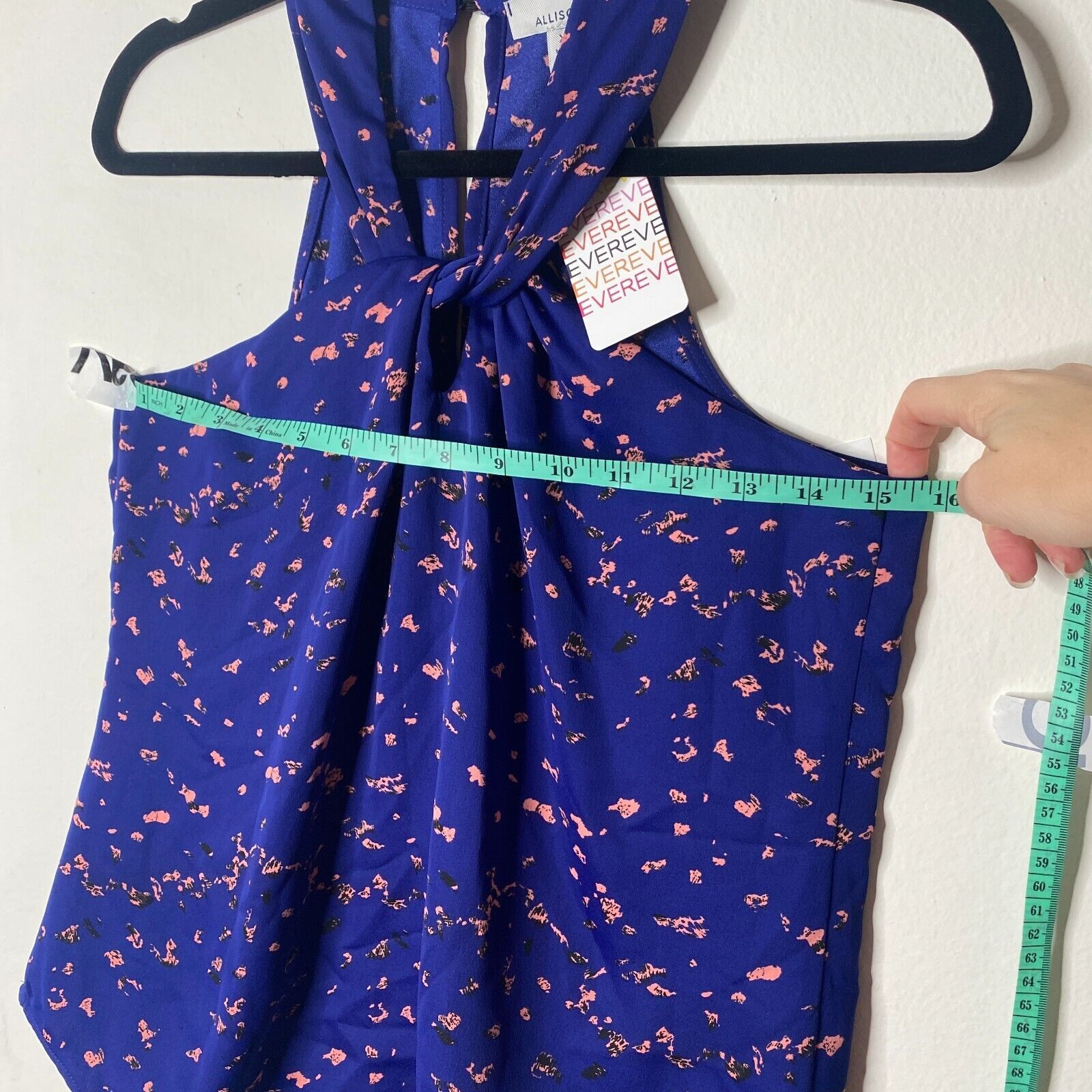 Other Allison Joy Twist Front Halter Sleeveless Tank top XS Size XS / US 0-2 / IT 36-38 - 10 Thumbnail
