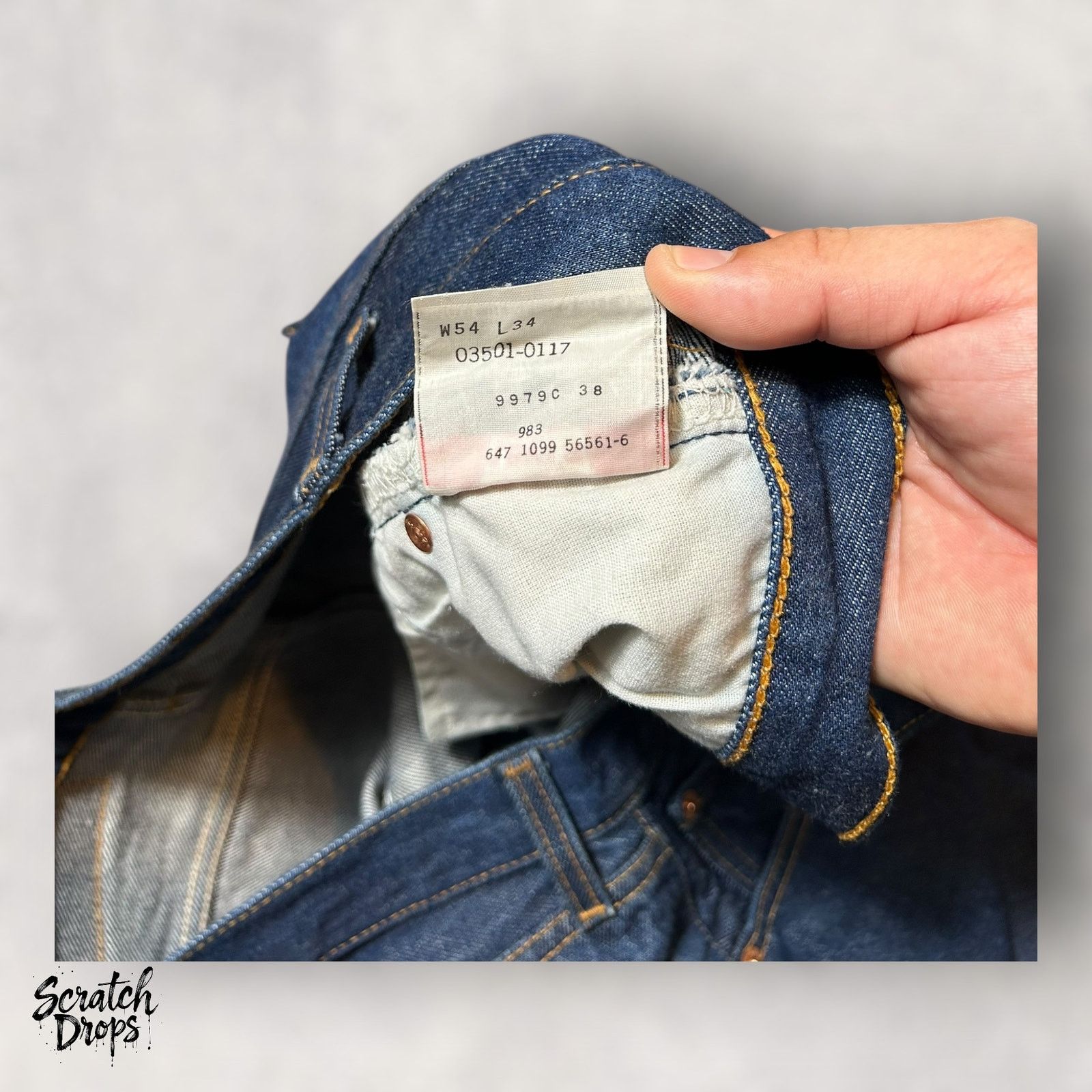 Levi's Vintage Levi’s 501xx Shrink-to-Fit Jeans USA W54 L34 501 Men Size US 38 / EU 54 - 4 Thumbnail