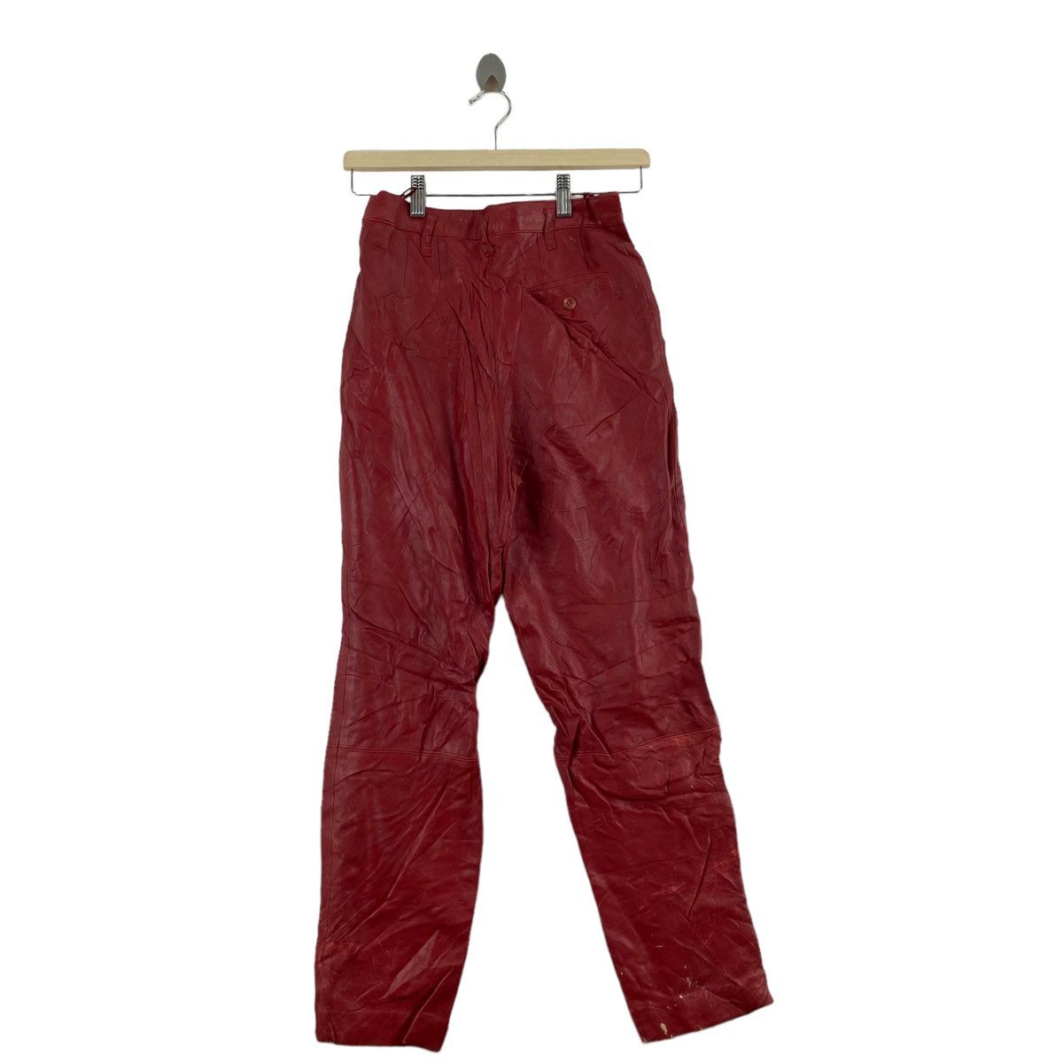 Other CHRISTIAN OLIVER PARIS Rider Biker Leather Pant Size 22" - 4 Thumbnail