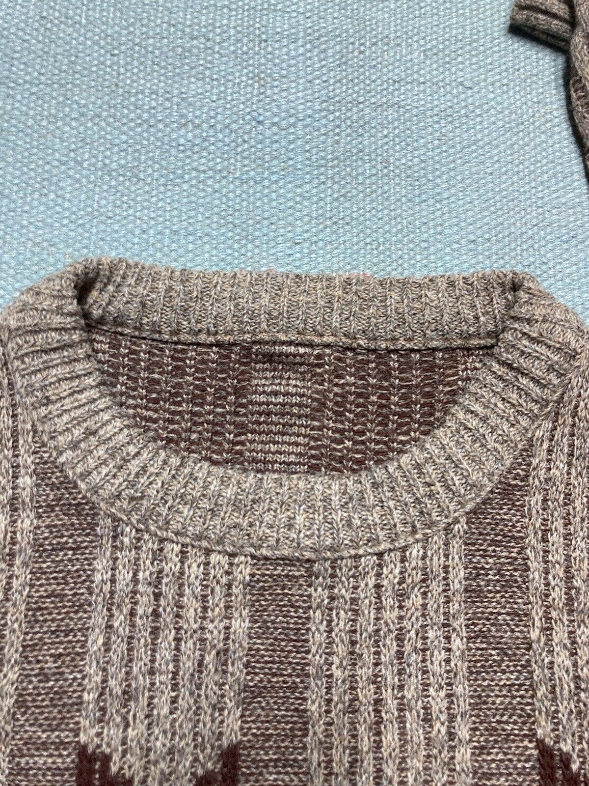 Vintage VTG knit sweater crewneck abstract geometric distressed M Size US M / EU 48-50 / 2 - 4 Thumbnail