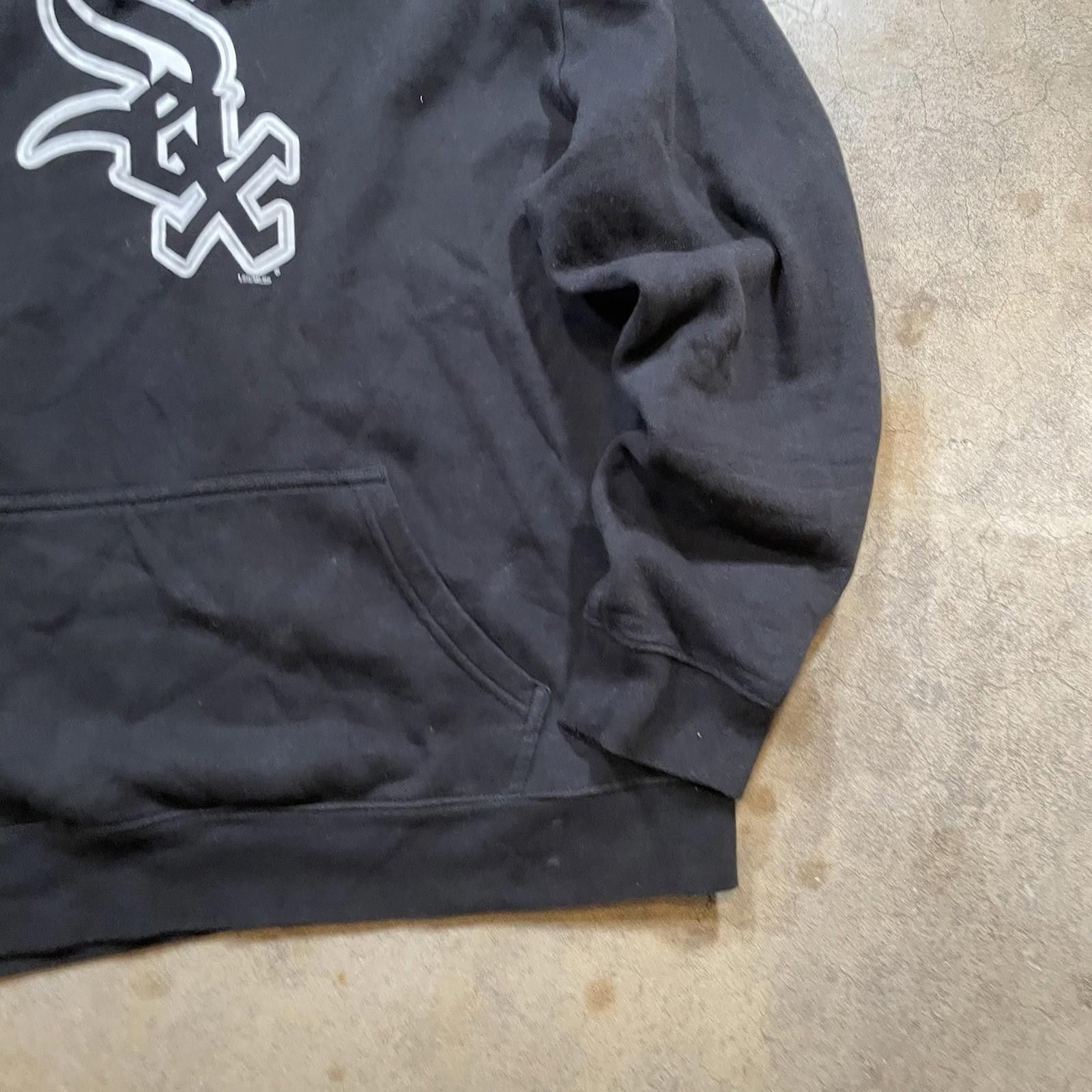 Majestic Chicago White Sox Nike Center check Hoodie Mens XL Pullover Size ONE SIZE - 3 Thumbnail