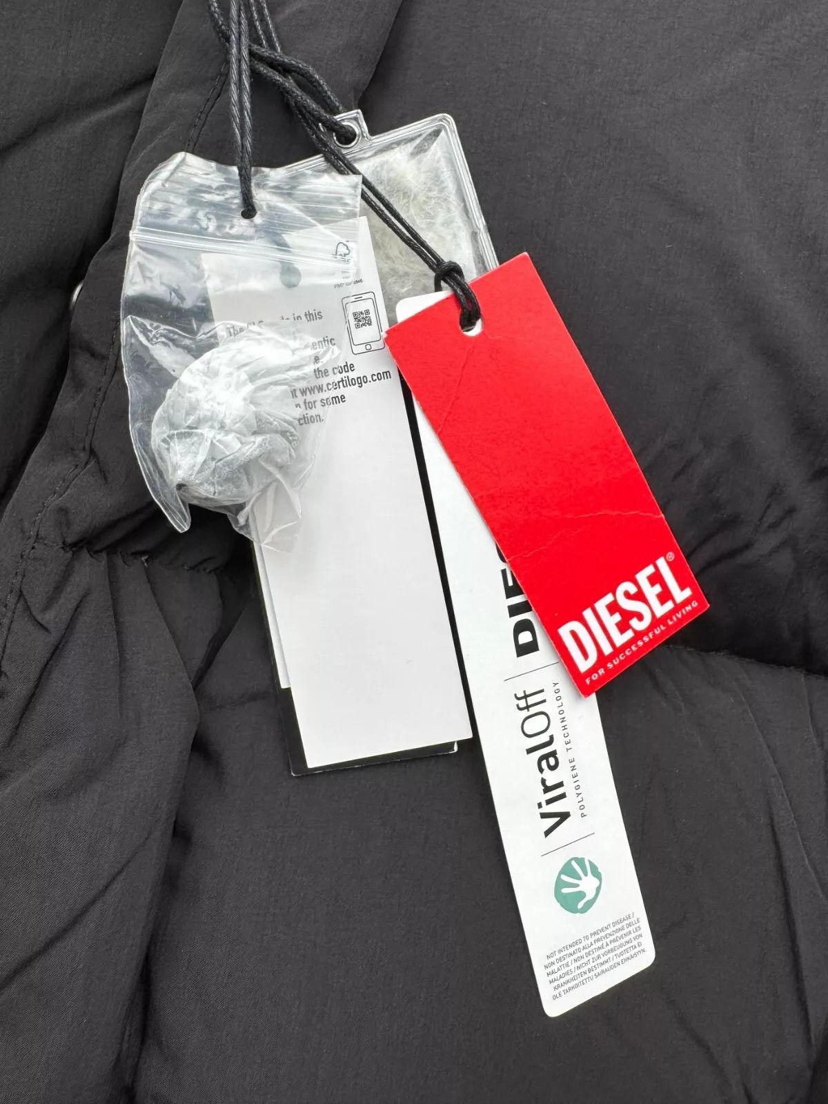 Diesel Diesel Winter Down Parka (V171)(D10) Size US L / EU 52-54 / 3 - 3 Thumbnail