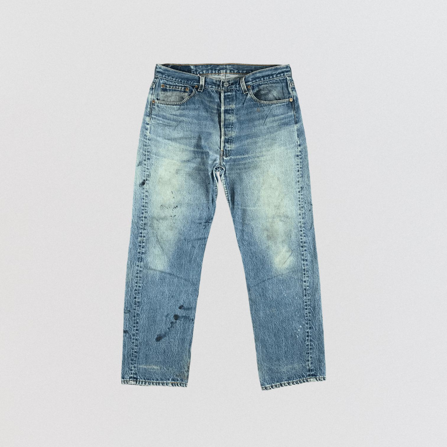 Levi's × Vintage 90s Vintage Blue Wash Levis 501 Jeans-JM3056 Size US 34 / EU 50 - 1 Thumbnail
