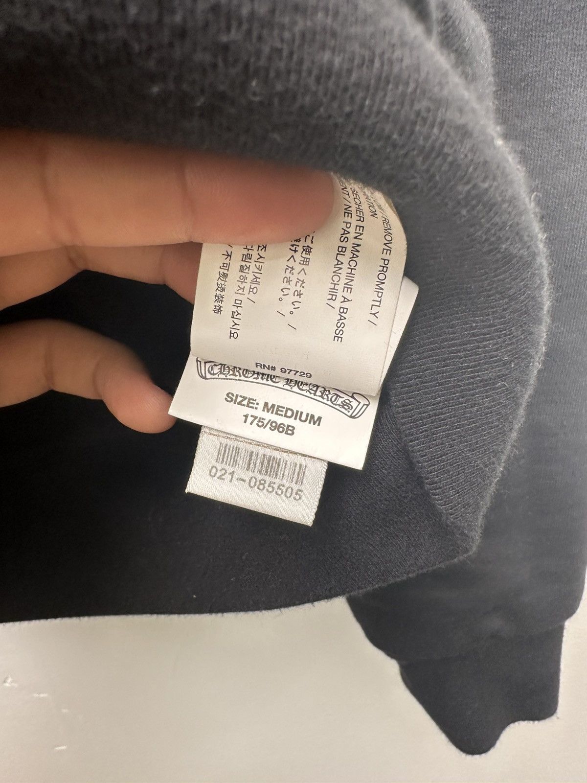 Chrome Hearts Chrome Heart Thermal Lined Zip Hoodie Size US M / EU 48-50 / 2 - 9 Thumbnail