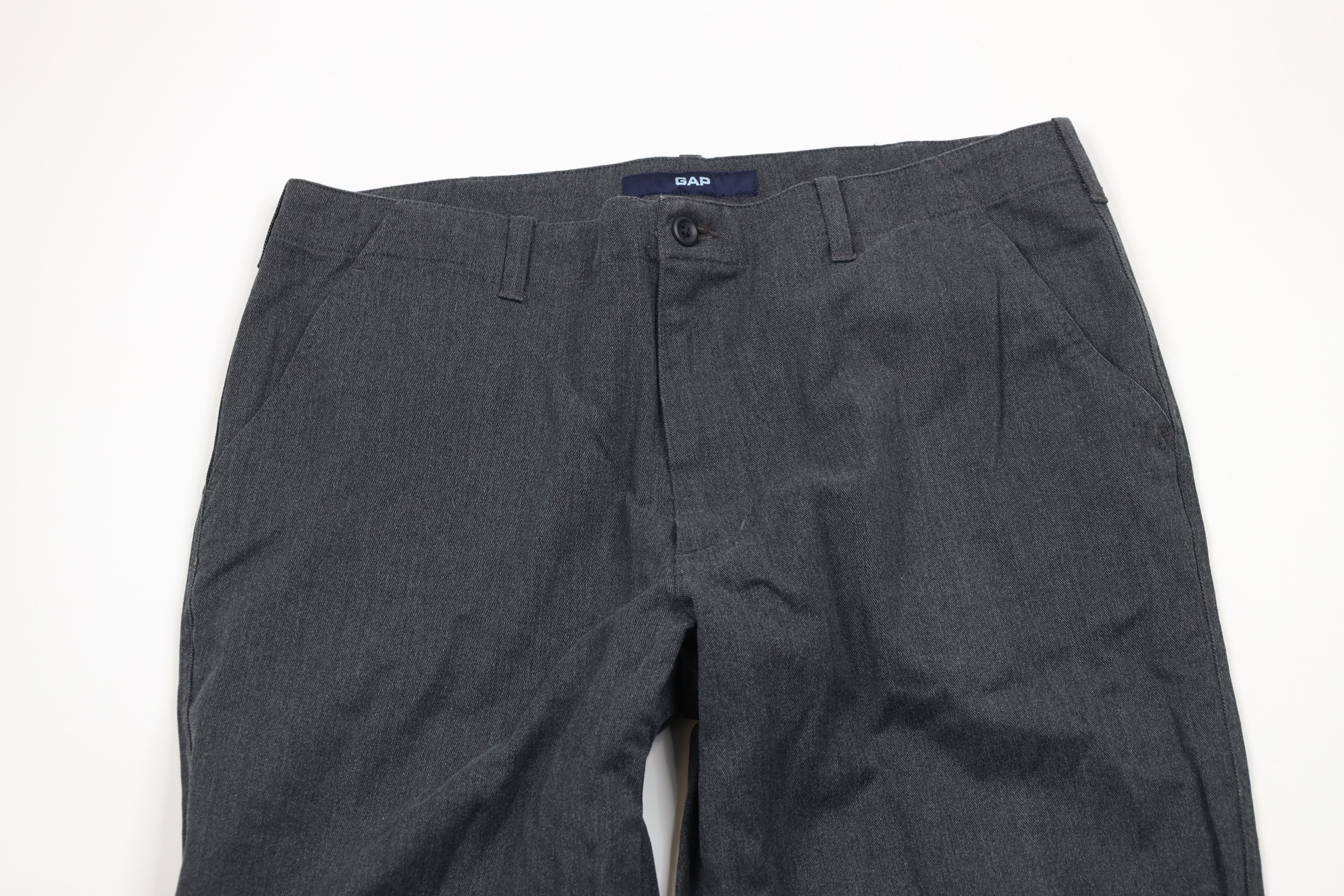 Gap × Vintage Vintage Y2K 2002 Gap Fit Heavyweight Wide Leg Pants Gray Size US 36 / EU 52 - 2 Thumbnail