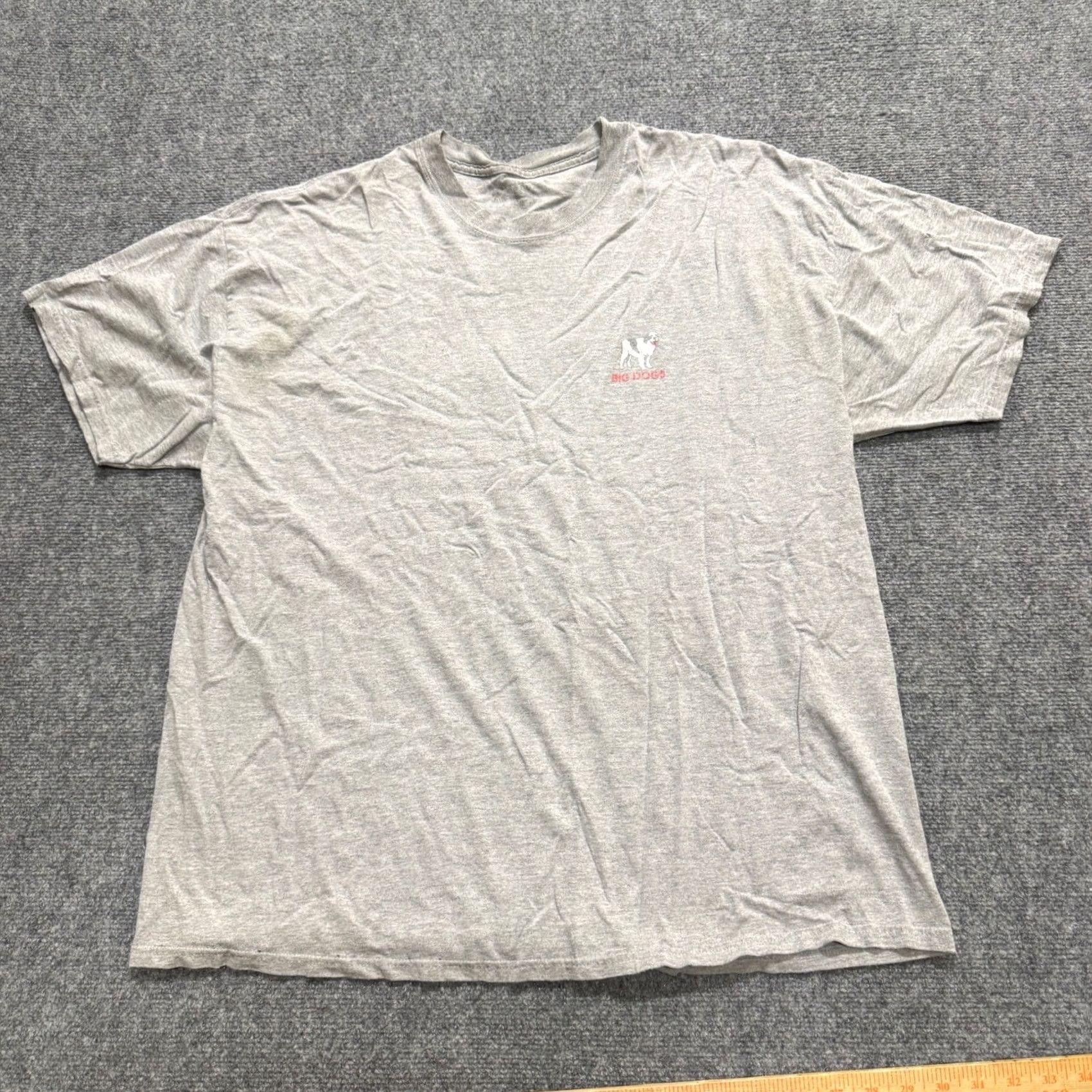 Big Dogs Big Dogs T-Shirt Men 2XLT Gray Life Is Full Of Choices Cotton Faded Gray Mens Shirts Big & Tall Size US XXL / EU 58 / 5 - 3 Thumbnail