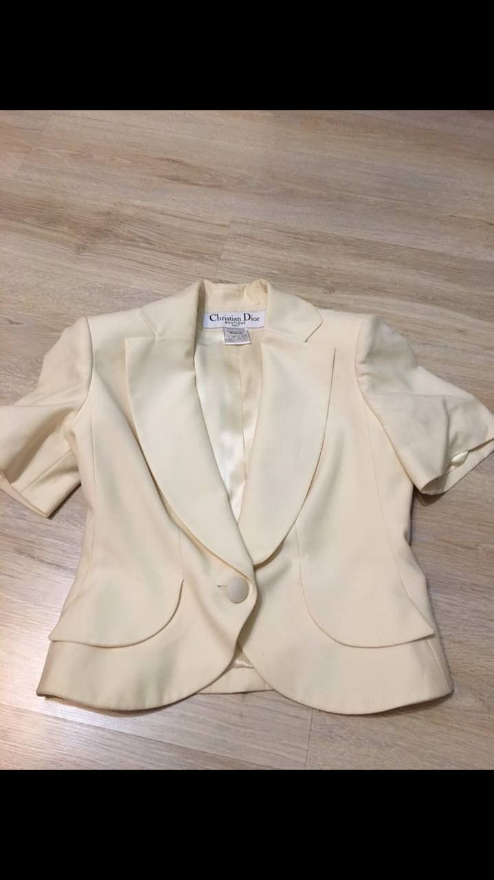 Christian Dior Monsieur Christian Dior Boutique Paris — Rare Vintage Wool Jacket Size M / US 6-8 / IT 42-44 - 7 Thumbnail
