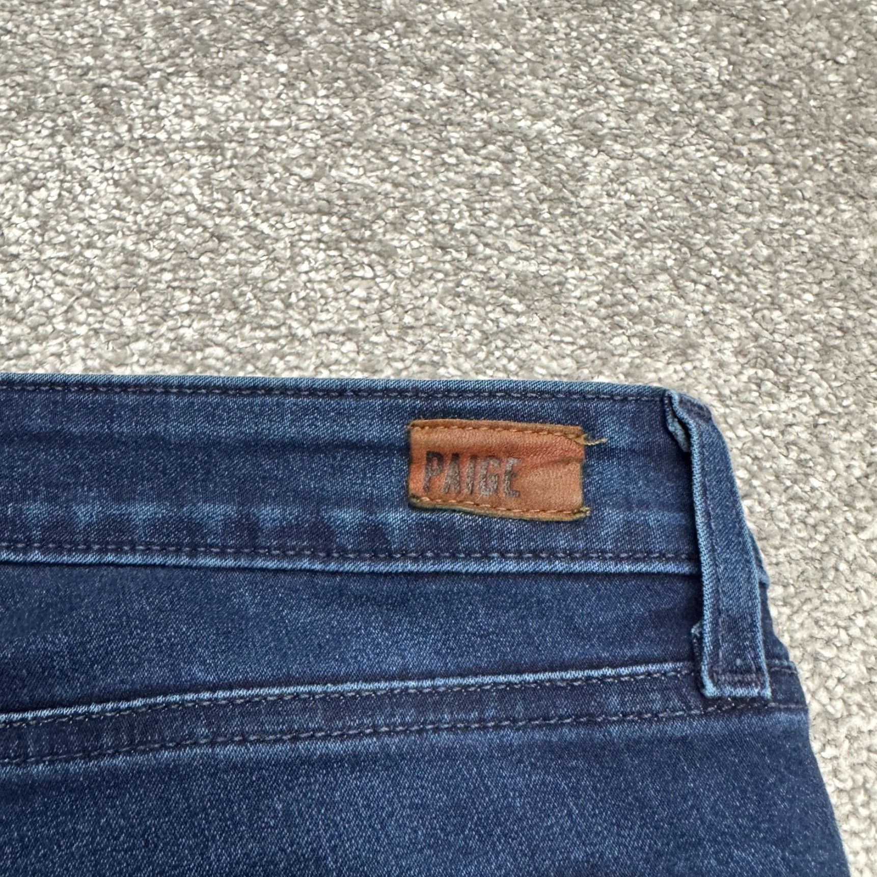 Paige Paige Verdugo Ankle Jeans Womens 28 Denim Blue Dark Wash Mid Rise Slim 5-Pocket Size 28" / US 6 / IT 42 - 5 Thumbnail