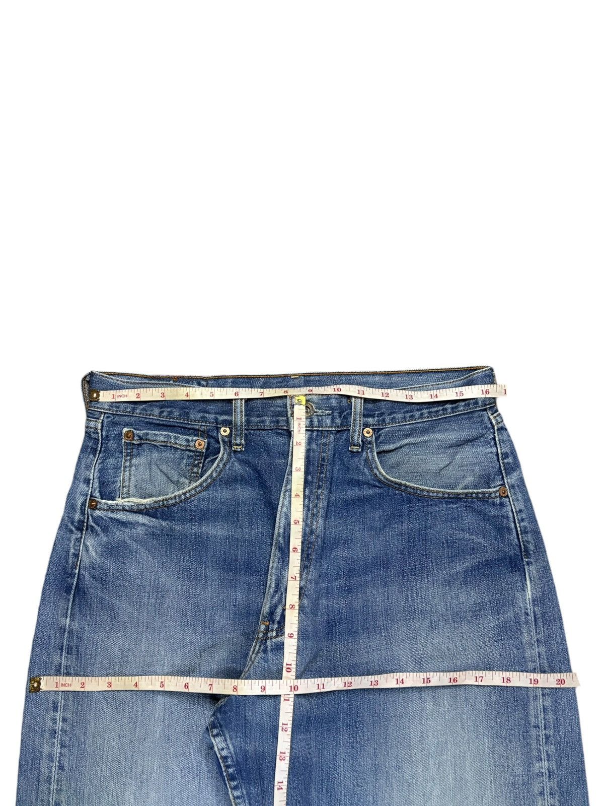 Levi's Vintage 90s Levis 504 Faded Wash Distressed Baggy Jeans Size US 33 - 12 Thumbnail