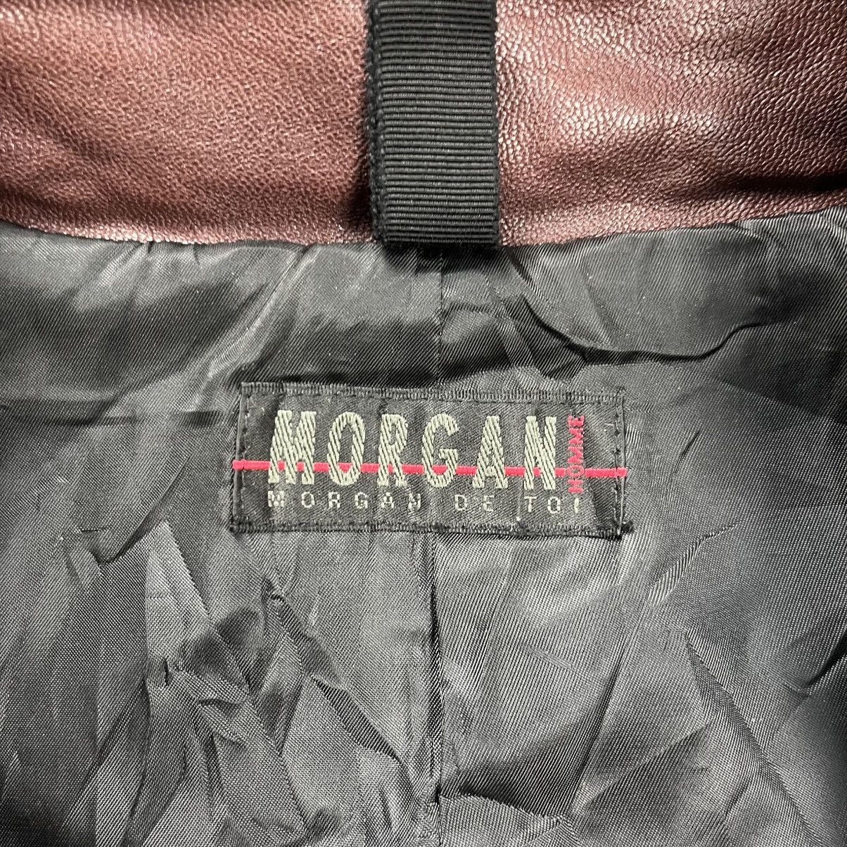 Morgan Homme 2000s Morgan Homme - Red Wine Leather Bono Jacket Size US M / EU 48-50 / 2 - 9 Thumbnail