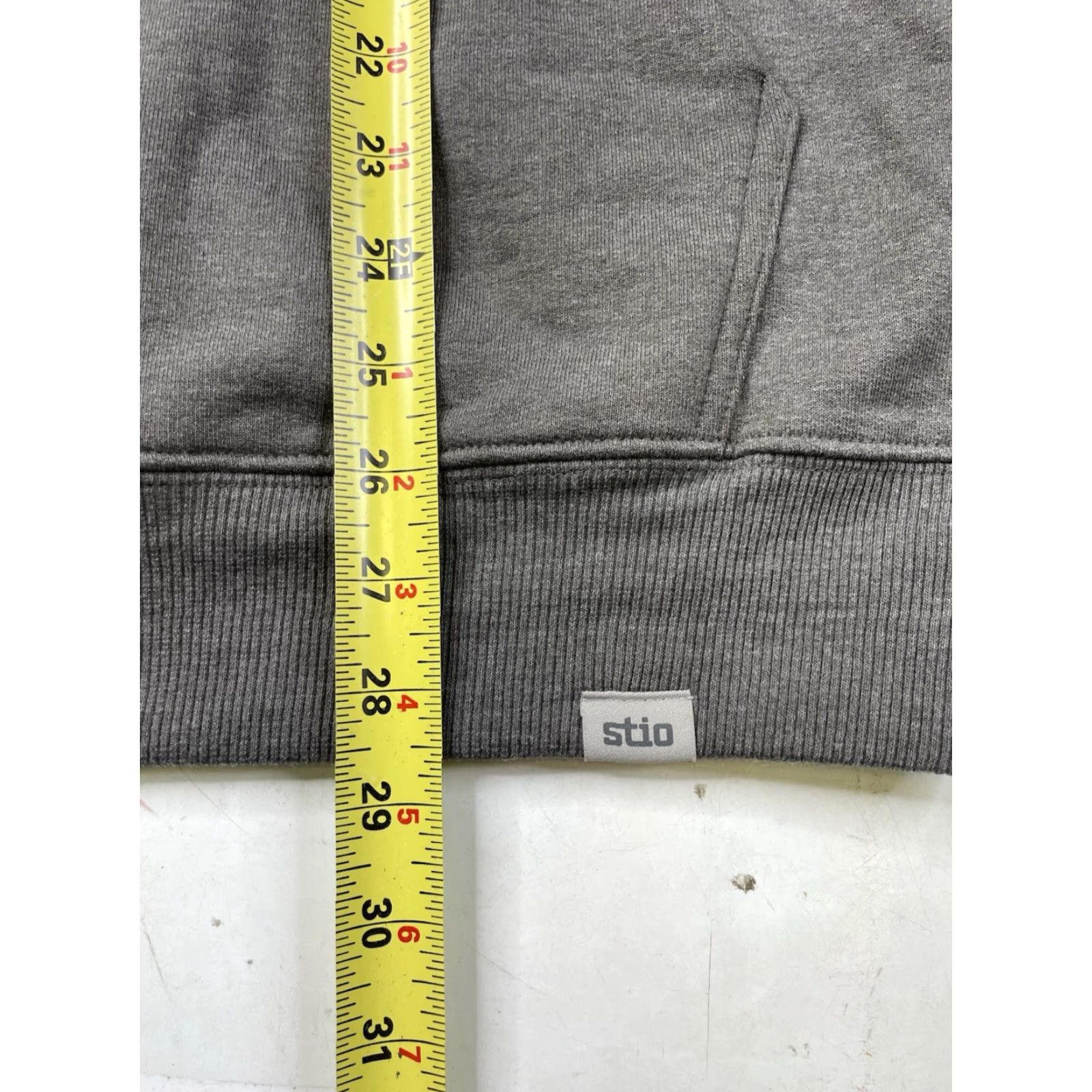Olive STIO Hoodie Sweatshirt Pullover Gray Men’s Large Live In The West Adult L Raven Heather Logo Fleece Size US L / EU 52-54 / 3 - 6 Thumbnail