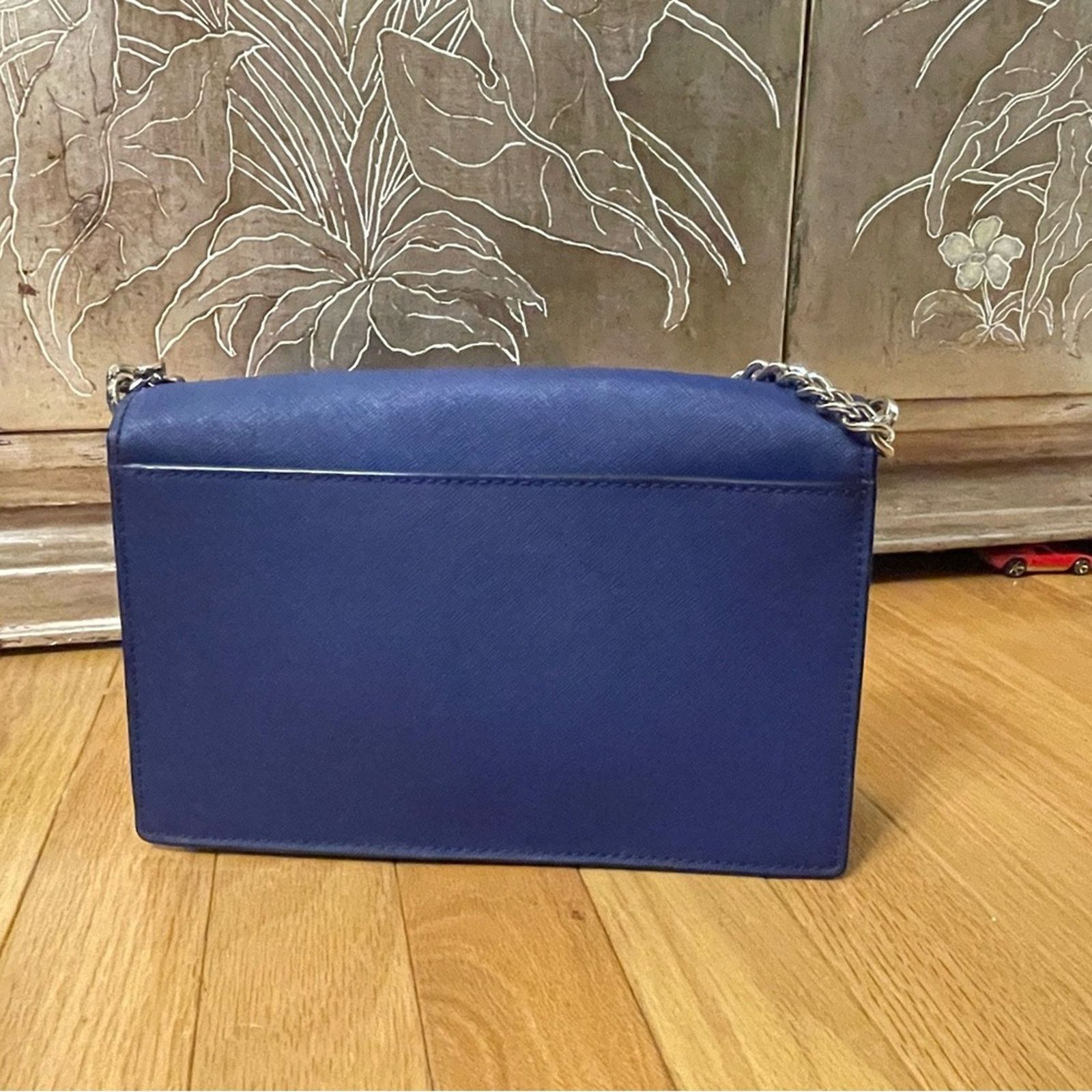 Kate Spade Kate Spade Navy Clutch with Silver Chain Size ONE SIZE - 4 Thumbnail