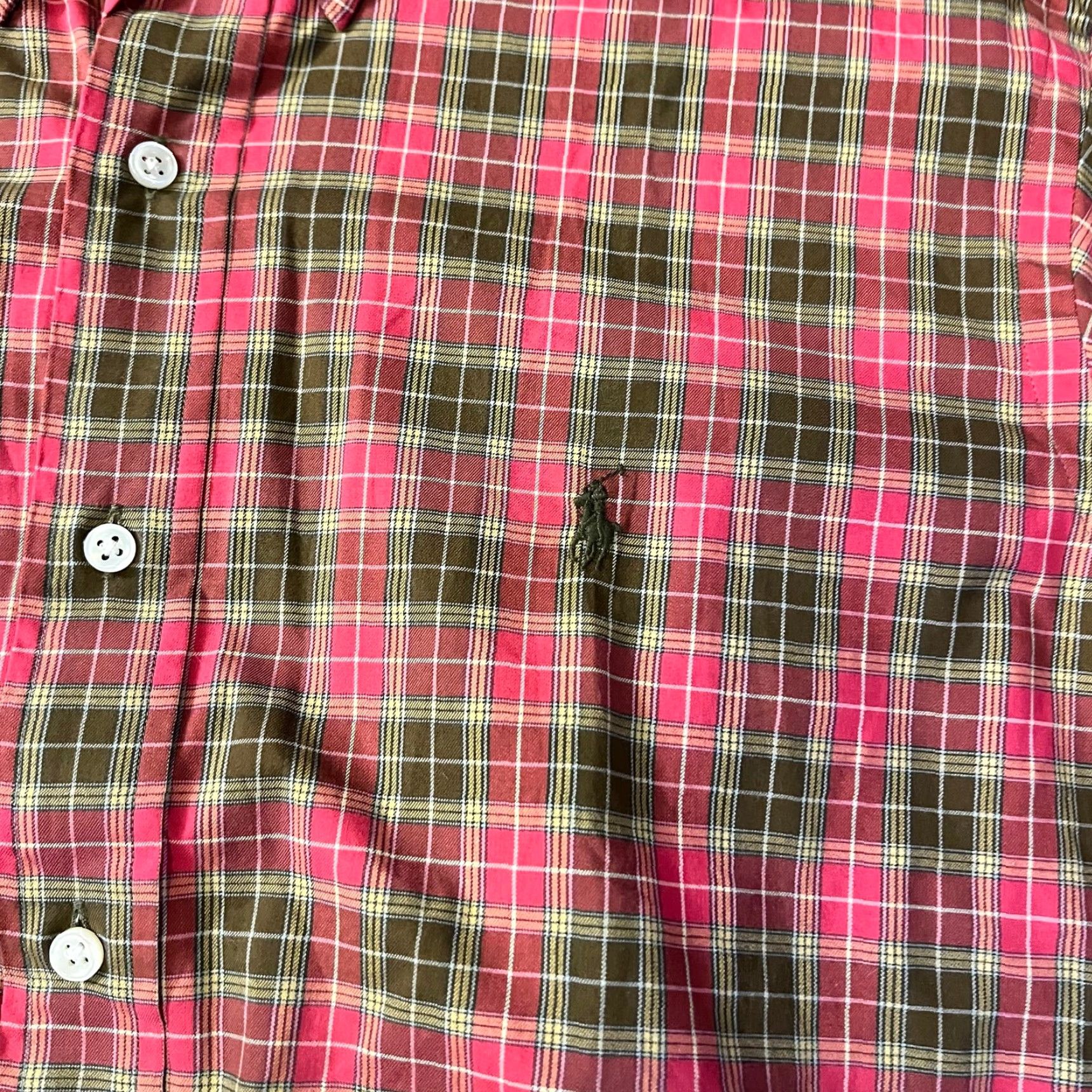 Polo Ralph Lauren Polo Ralph Lauren Shirt Mens Large Plaid Button Up Pony Classic Fit Red L Regular Long Sleeve Mens Size US L / EU 52-54 / 3 - 2 Thumbnail