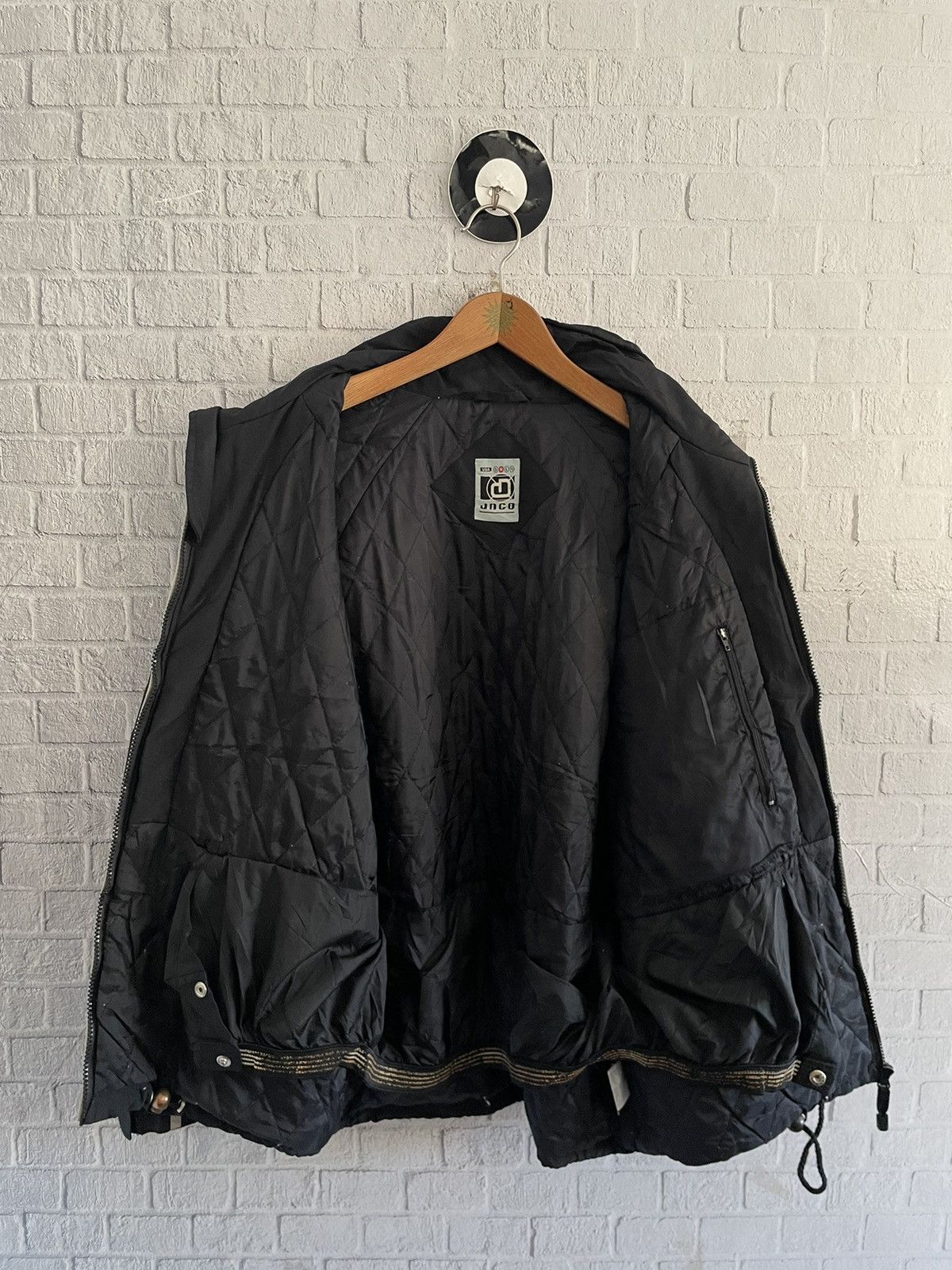 JNCO Vintage 90s JNCO USA Quilted Puffer Jacket Black Medium Size US M / EU 48-50 / 2 - 7 Thumbnail