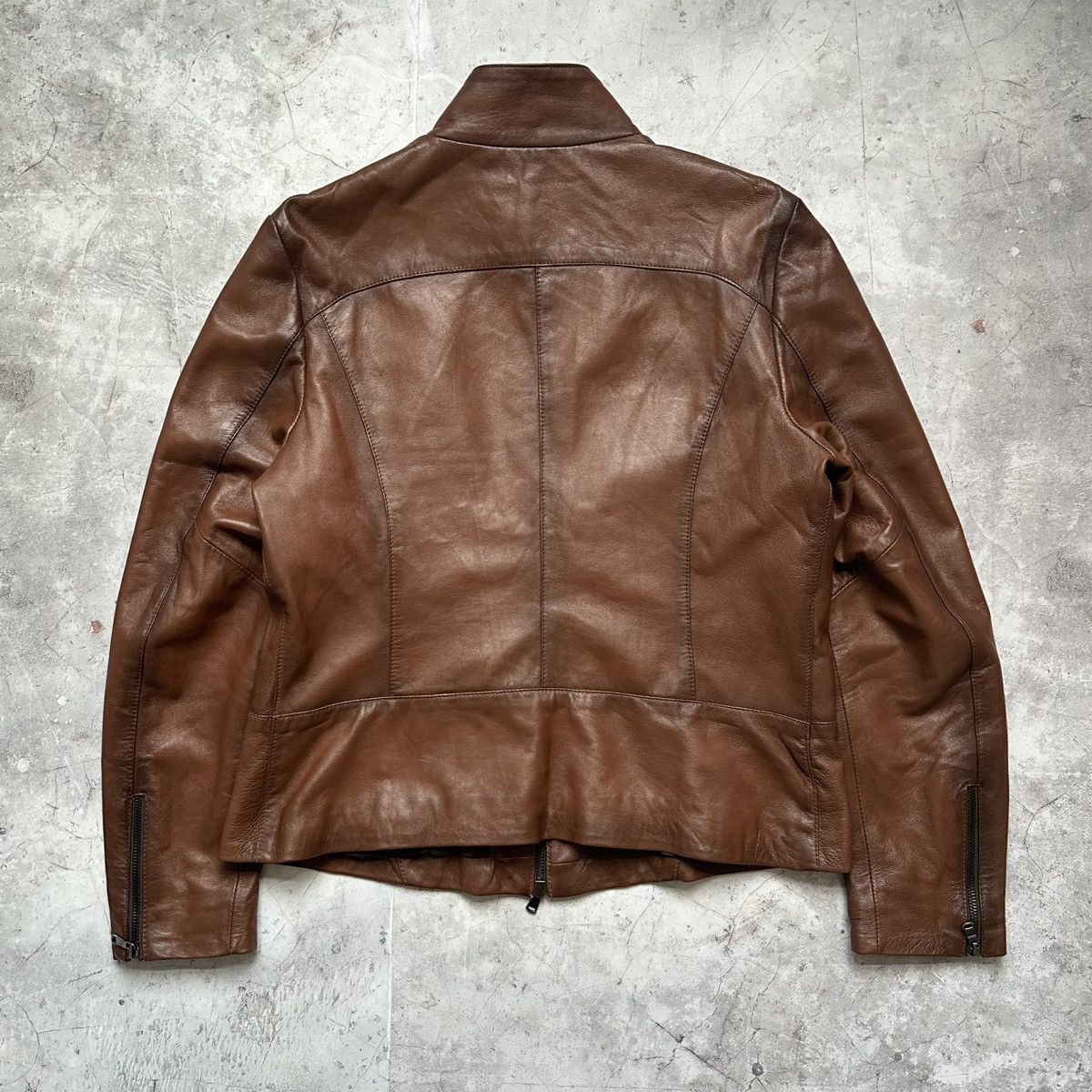 Gucci × Vera Pelle × Vintage Archive Vera Pelle leather Italy jacket Size M / US 6-8 / IT 42-44 - 4 Thumbnail