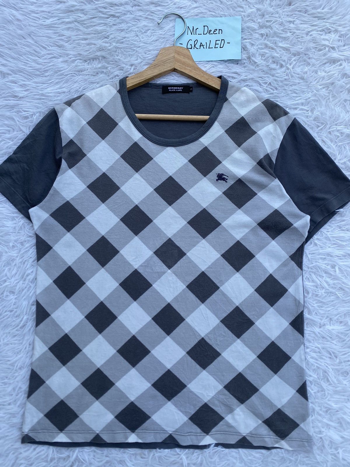 Burberry Rare Vintage Burberry Checkered Tshirt Size US M / EU 48-50 / 2 - 4 Thumbnail