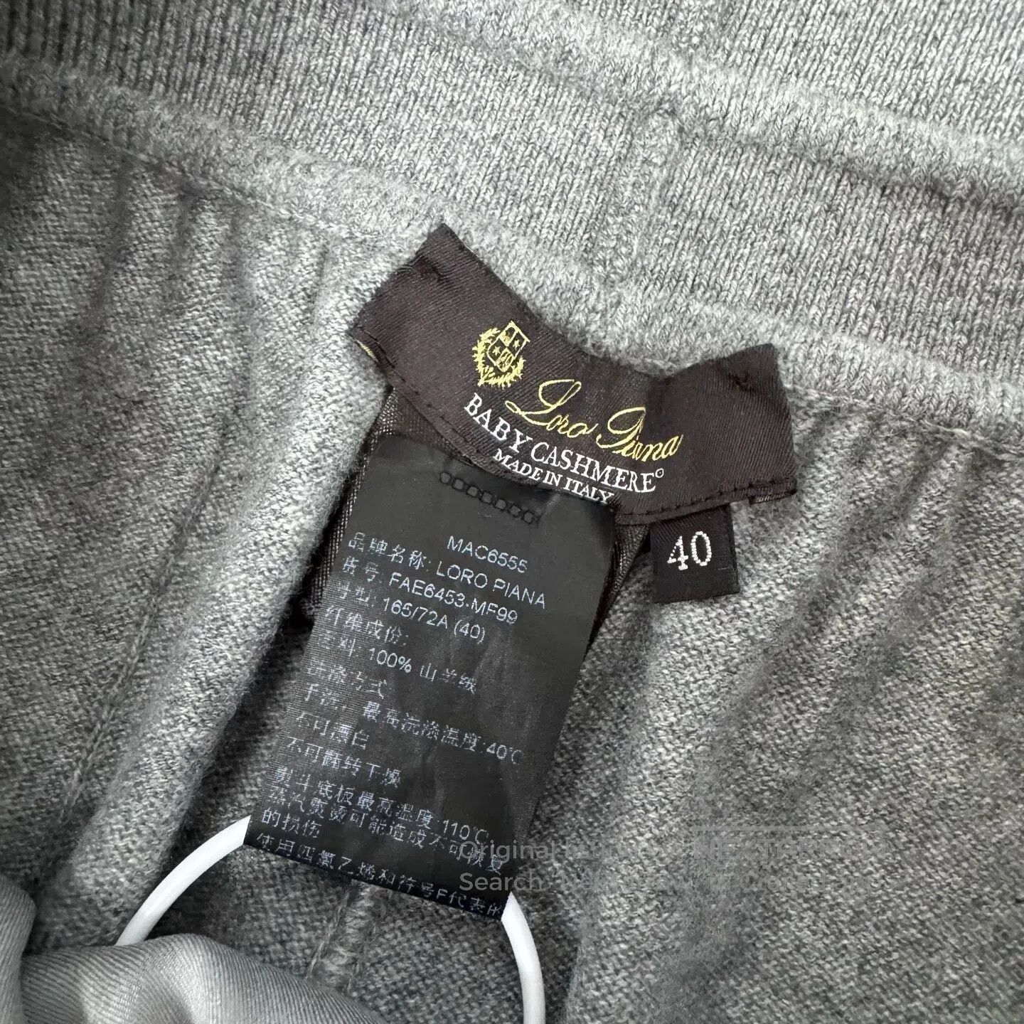 Loro Piana LORO PIANA size 40 Sheep cashmere gray casual pants| Size US 30 / EU 46 - 5 Thumbnail