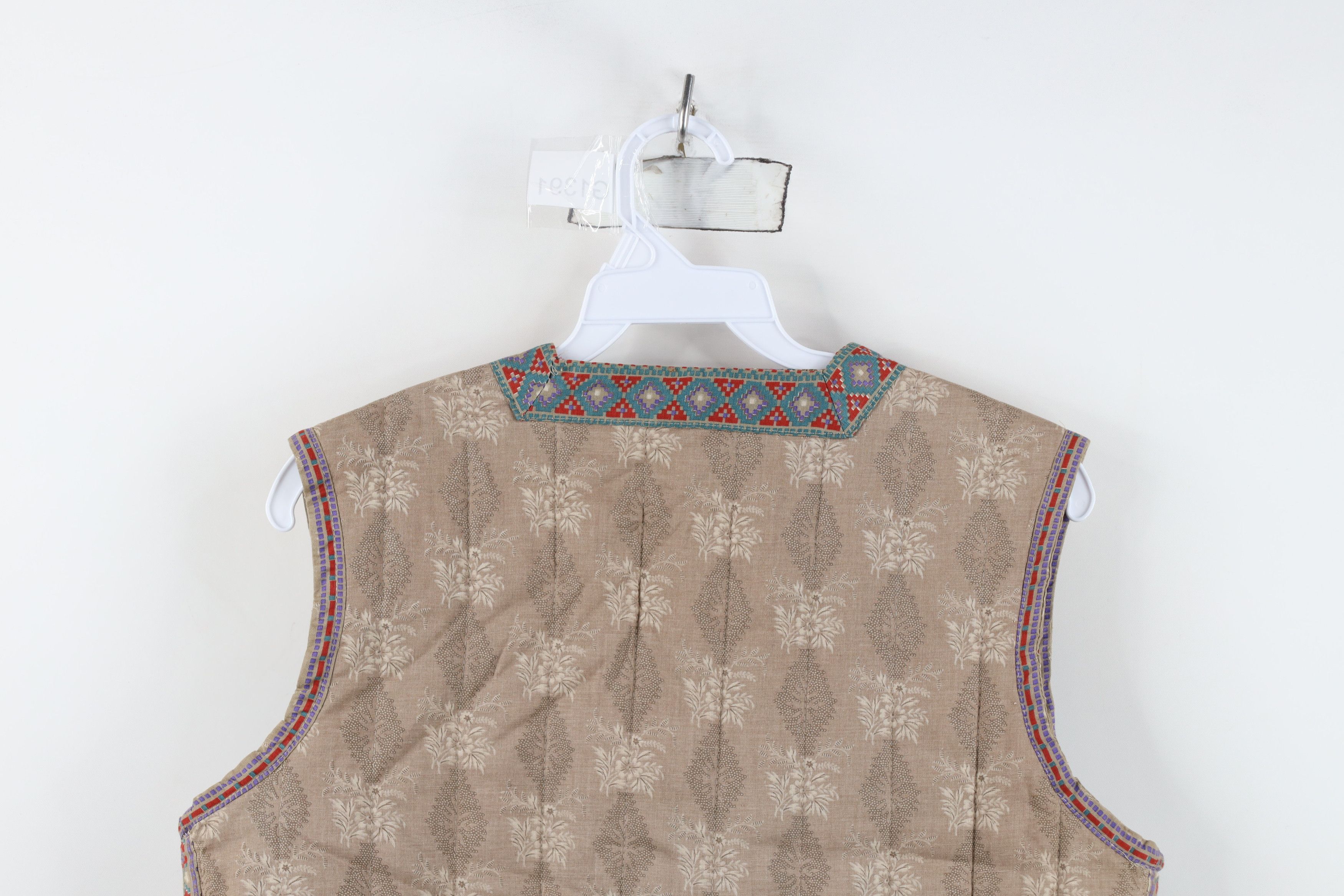 Vintage Vintage 90s Country Primitive Patchwork Open Vest Jacket Size M / US 6-8 / IT 42-44 - 10 Thumbnail