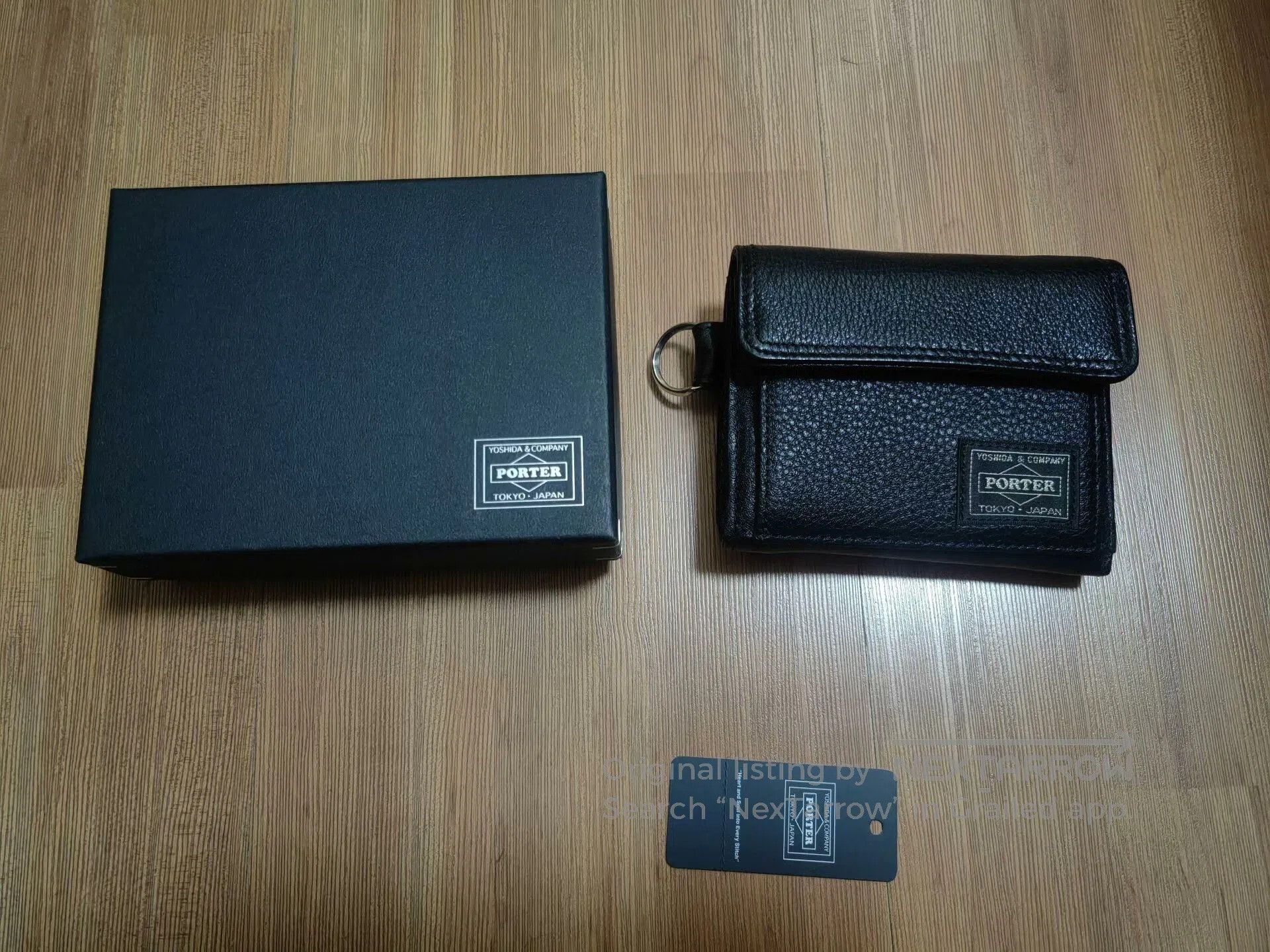 Porter porter calm leather trifold wallet with box. Size ONE SIZE - 1 Thumbnail