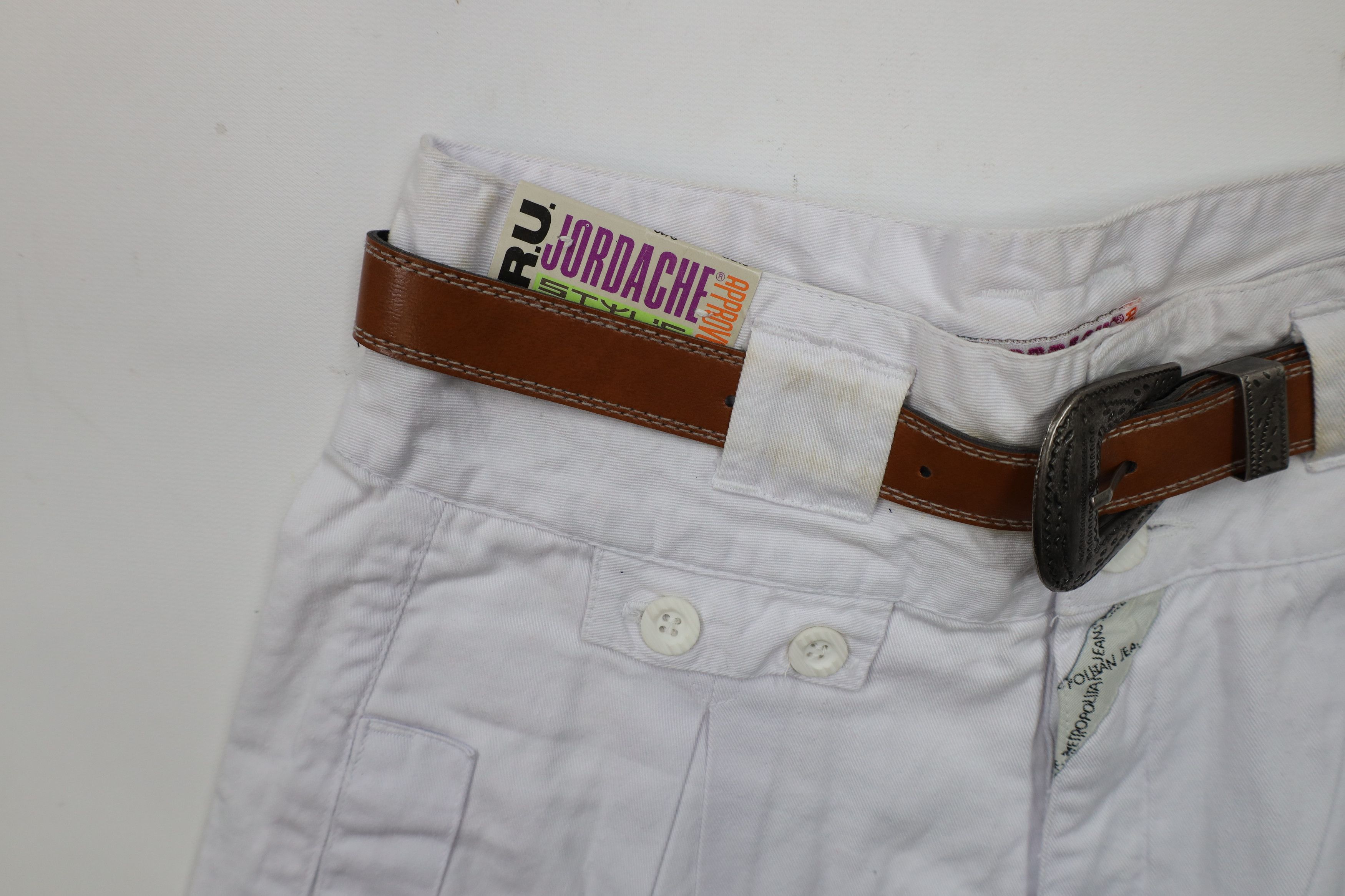 Vintage Deadstock Vintage 90s Streetwear Waist Tapered Leg Pants Size 32" / US 10 / IT 46 - 7 Thumbnail