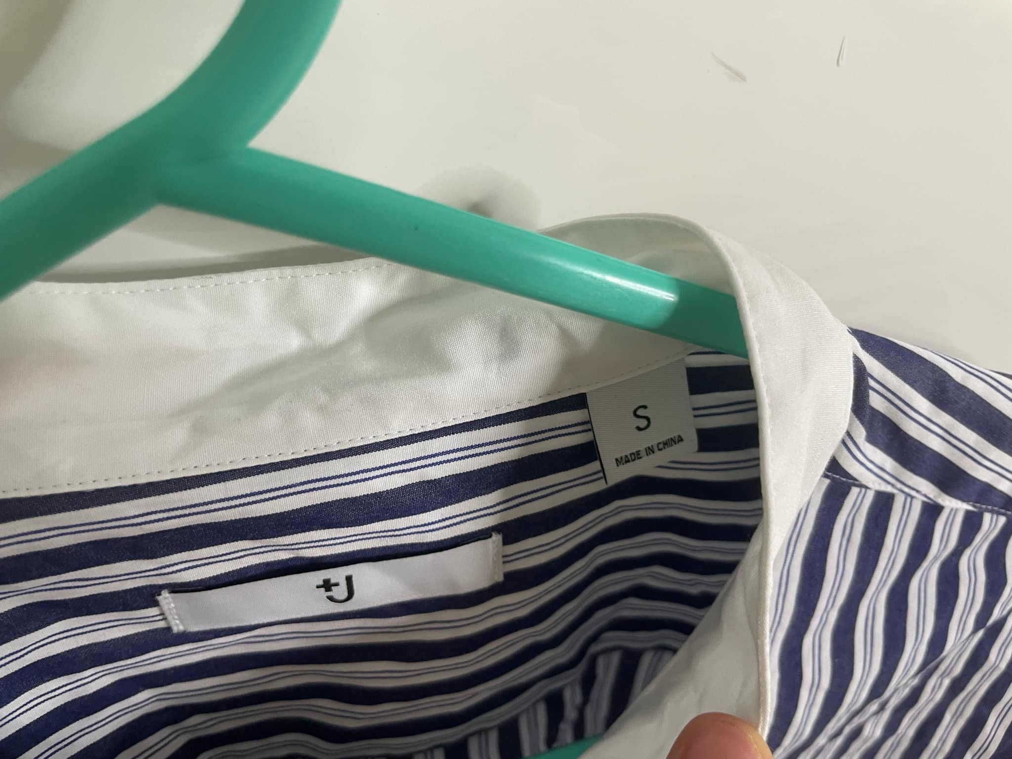 Jil Sander × Uniqlo Jil Sander striped shirt oversized baggy blue white Size US S / EU 44-46 / 1 - 2 Thumbnail