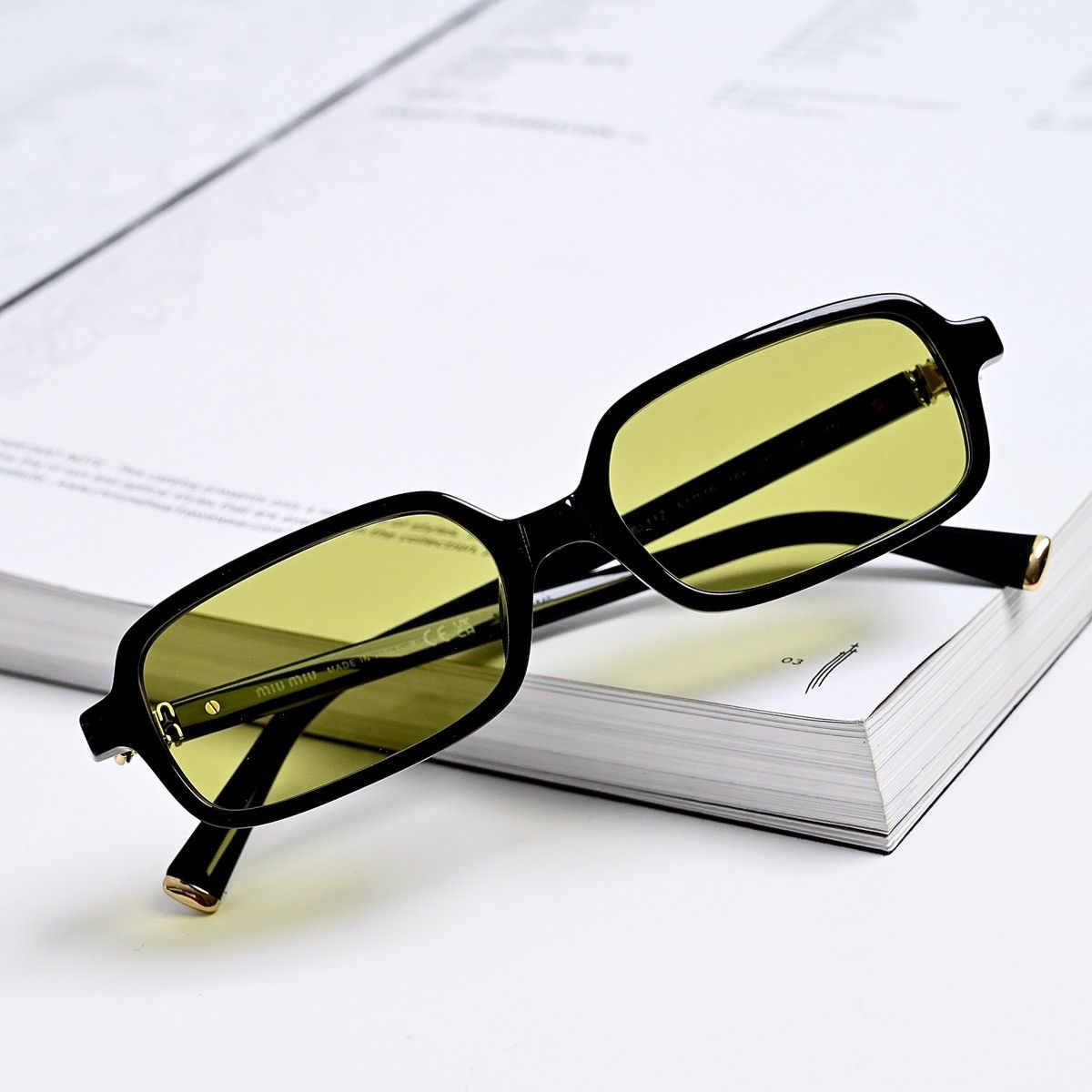 Miu Miu MIU MIU 0MU 11ZS SUNGLASSES Size ONE SIZE - 6 Thumbnail