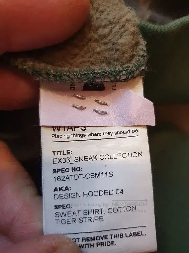 Wtaps Wtaps Hooded Sweatshirt Size US L / EU 52-54 / 3 - 8 Thumbnail