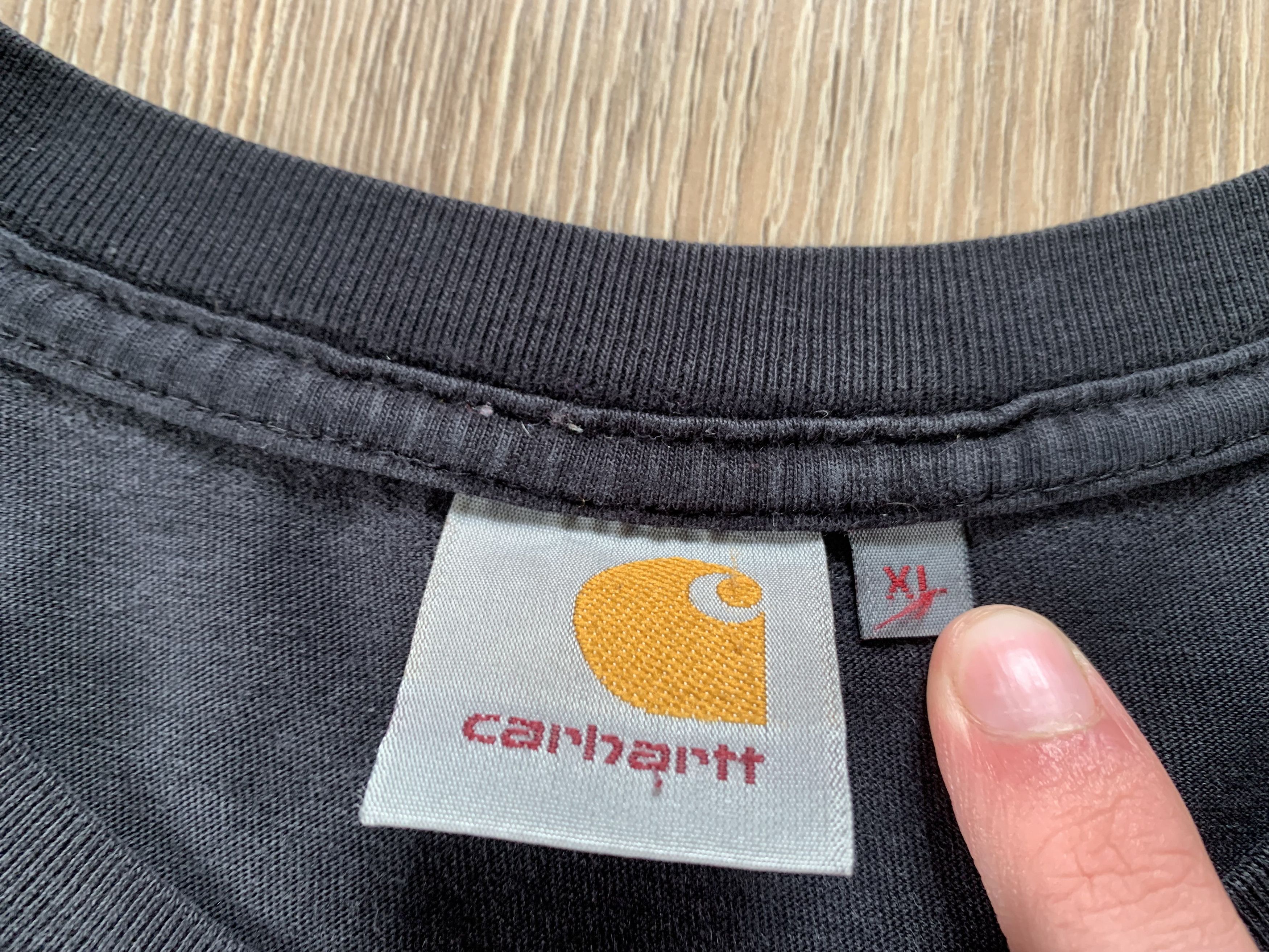 Carhartt × Vintage Vintage Carhartt Fade Script Multi Logo Cotton T-Shirt Size US XL / EU 56 / 4 - 6 Thumbnail