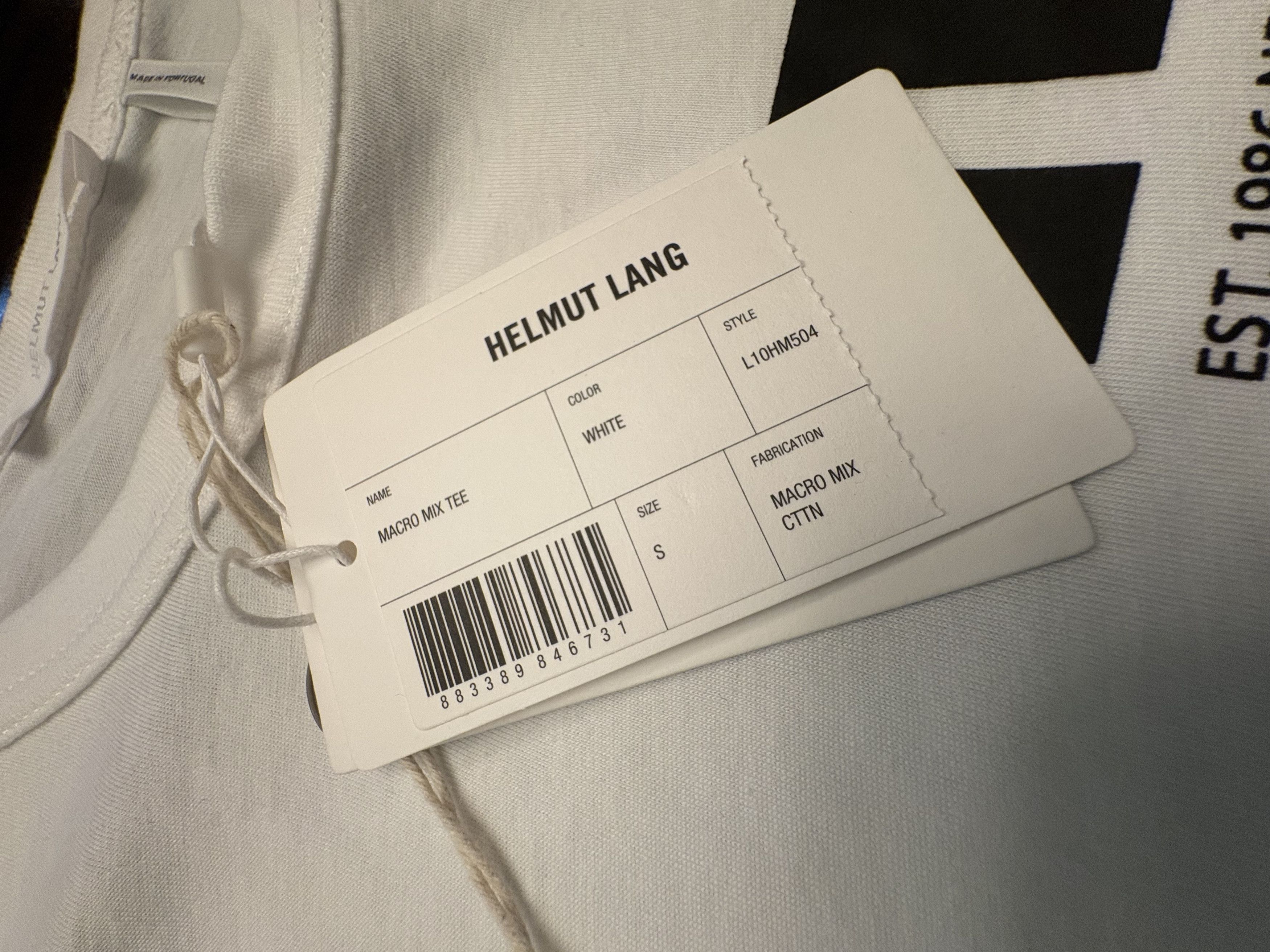Helmut Lang Helmut Lang macro mix tee Size US S / EU 44-46 / 1 - 6 Thumbnail